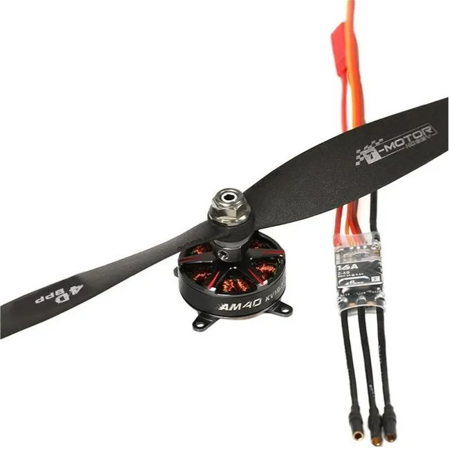 T-motor Fixed-Wing DC Brushless Electric Motor AM40 BPP-4D Set 1500KV/1800KV
