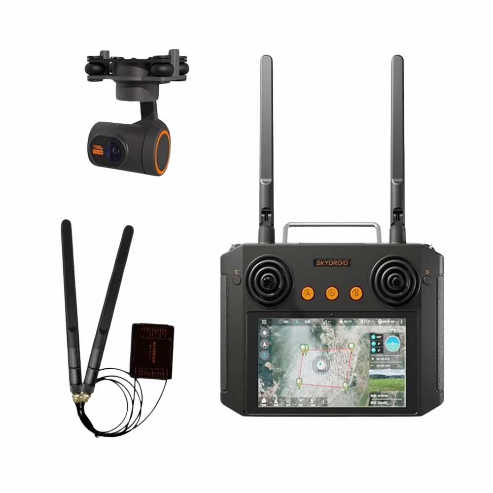 SKYDROID H12 PRO Remote Control with 3-body Camera/3-Axis Gimbal Combo 1080P Digital Image For Agricultural Spray Drone UAV-HPXGRC
