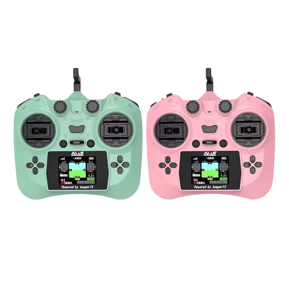 Axisflying Pocket 2.4GHz ELRS Hall Sensor Gimbals Remote Controller HD Color Screen 100mW 12CH Transmitter-HPXGRC