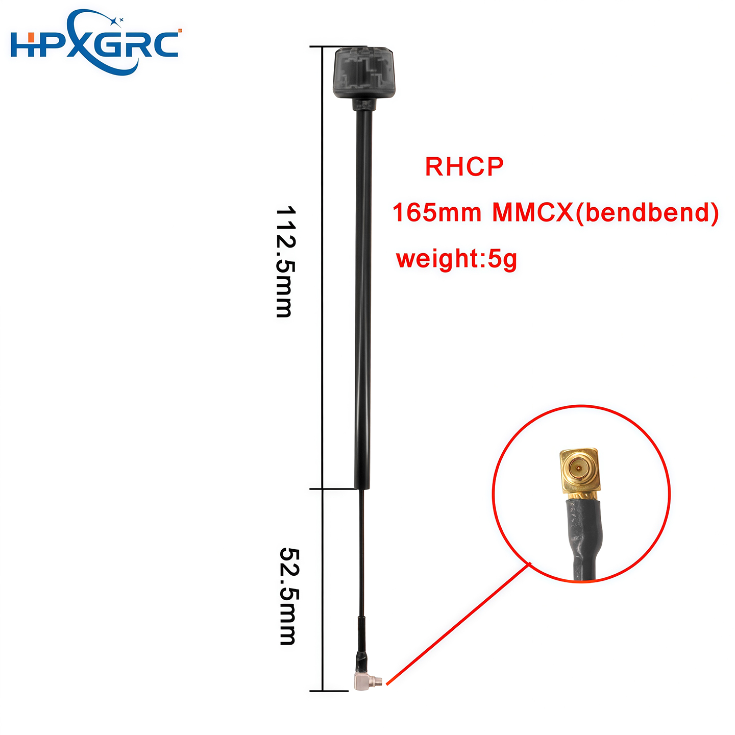 HPXGRC  5.8G RHCP FPV Antenna 