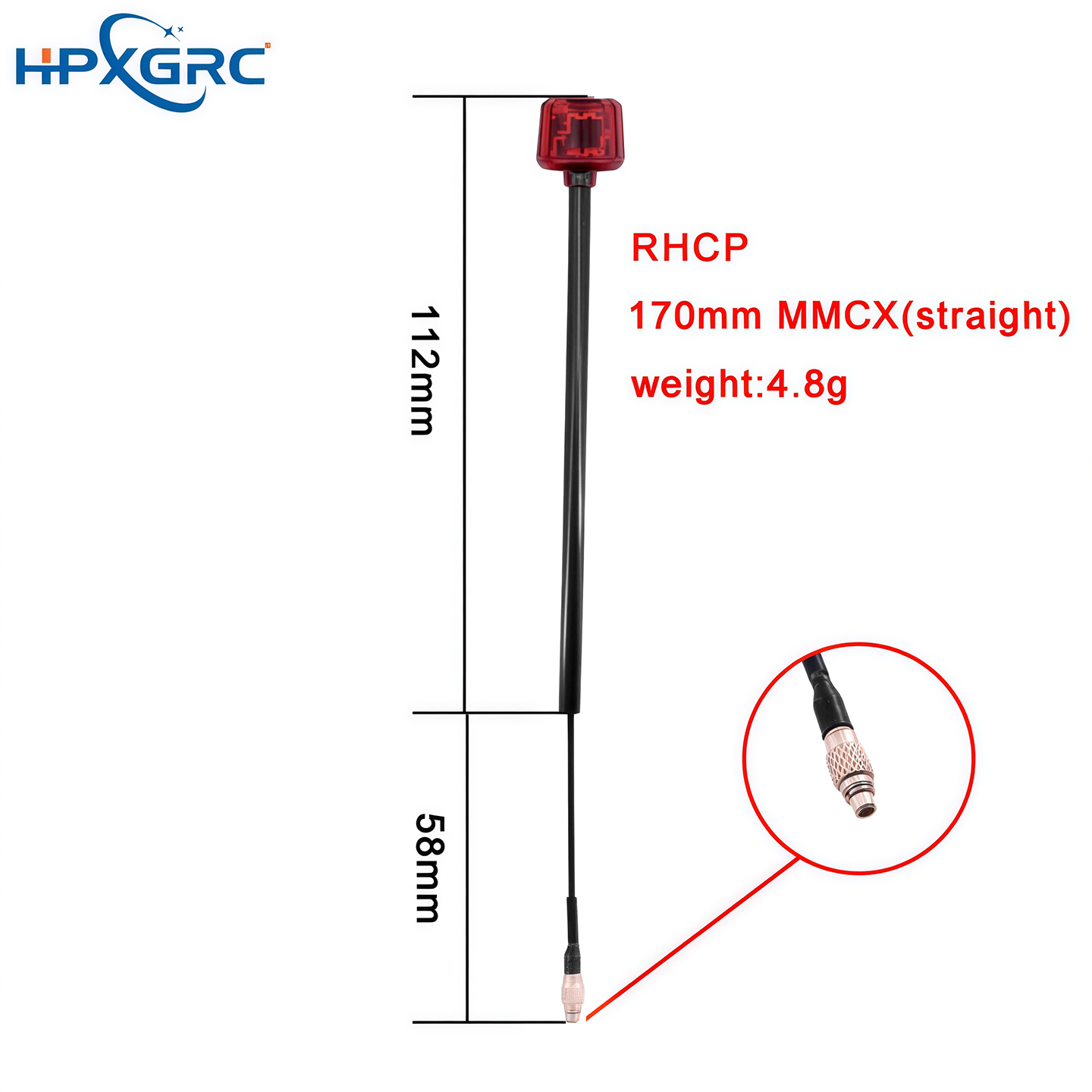 HPXGRC  5.8G RHCP FPV Antenna 