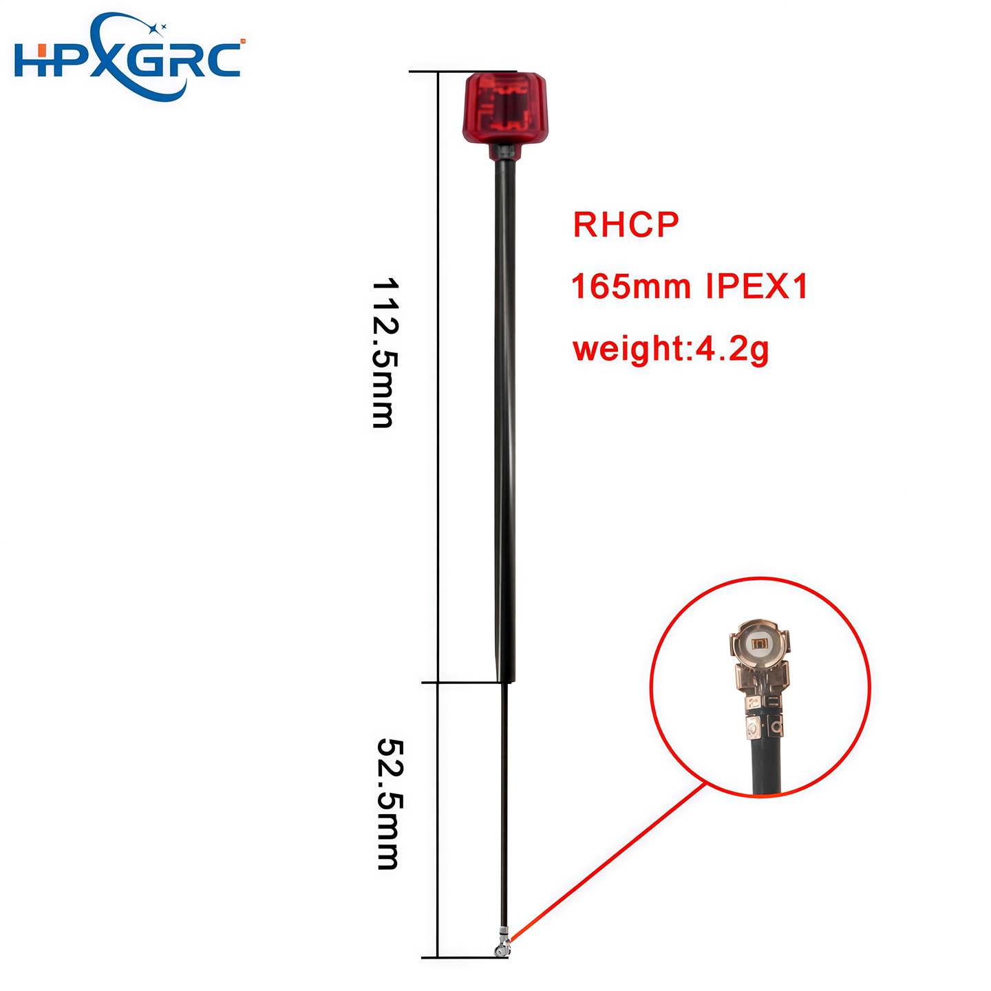 HPXGRC  5.8G RHCP FPV Antenna 