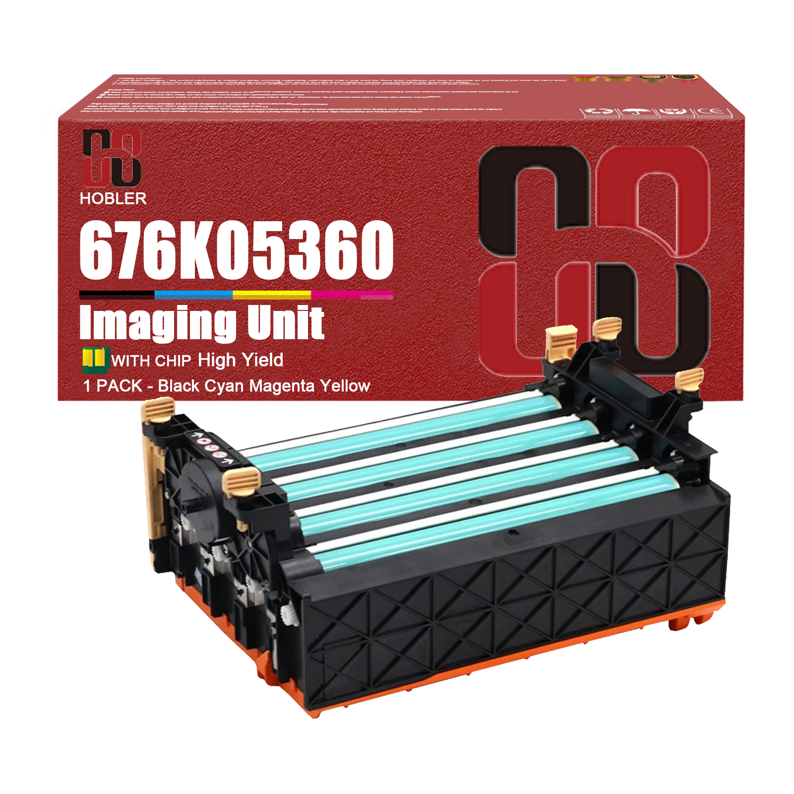 For Xerox 676K05360 Imaging Drum Unit Work for Xerox Phaser 6125 6128MFP 6130 6140 6500 6500DN 6500N WorkCentre 6505 6505N 6505DN Printers-PrintsBoost