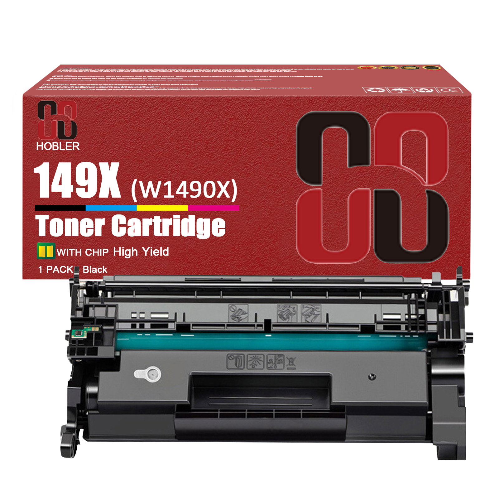For HP 149X W1490X Toner Cartridges Work for HP Laseret Pro 4002dw 4002dn 4002dwe 4002dne 4102fdw 4102fdwe 4102fdn 4102dwe 4102dw Printers-PrintsBoost