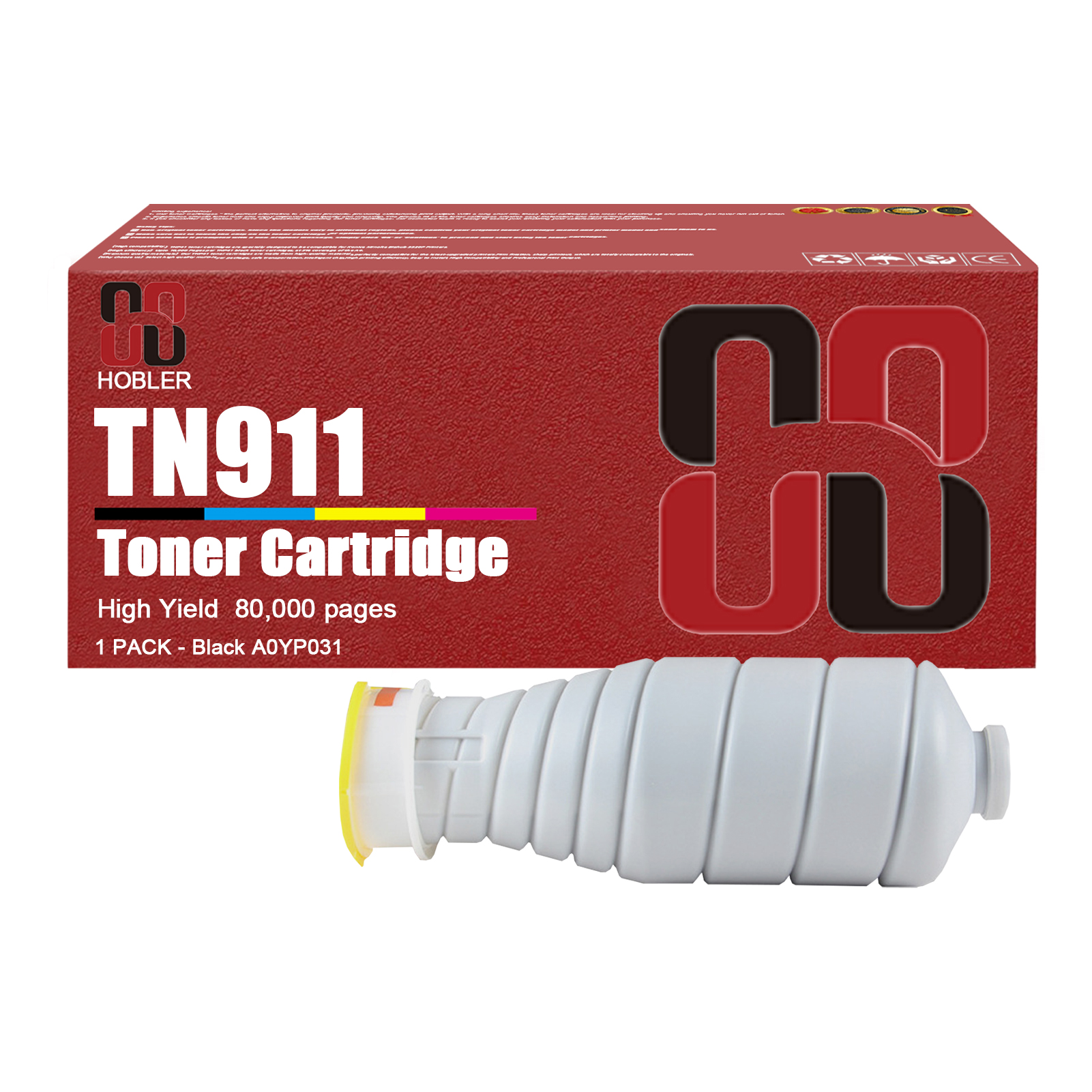 For Konica Minolta TN911K TN-911 A0YP031 Toner Cartridge Work For Konica Minolta Bizhub Pro 950 Printer-PrintsBoost