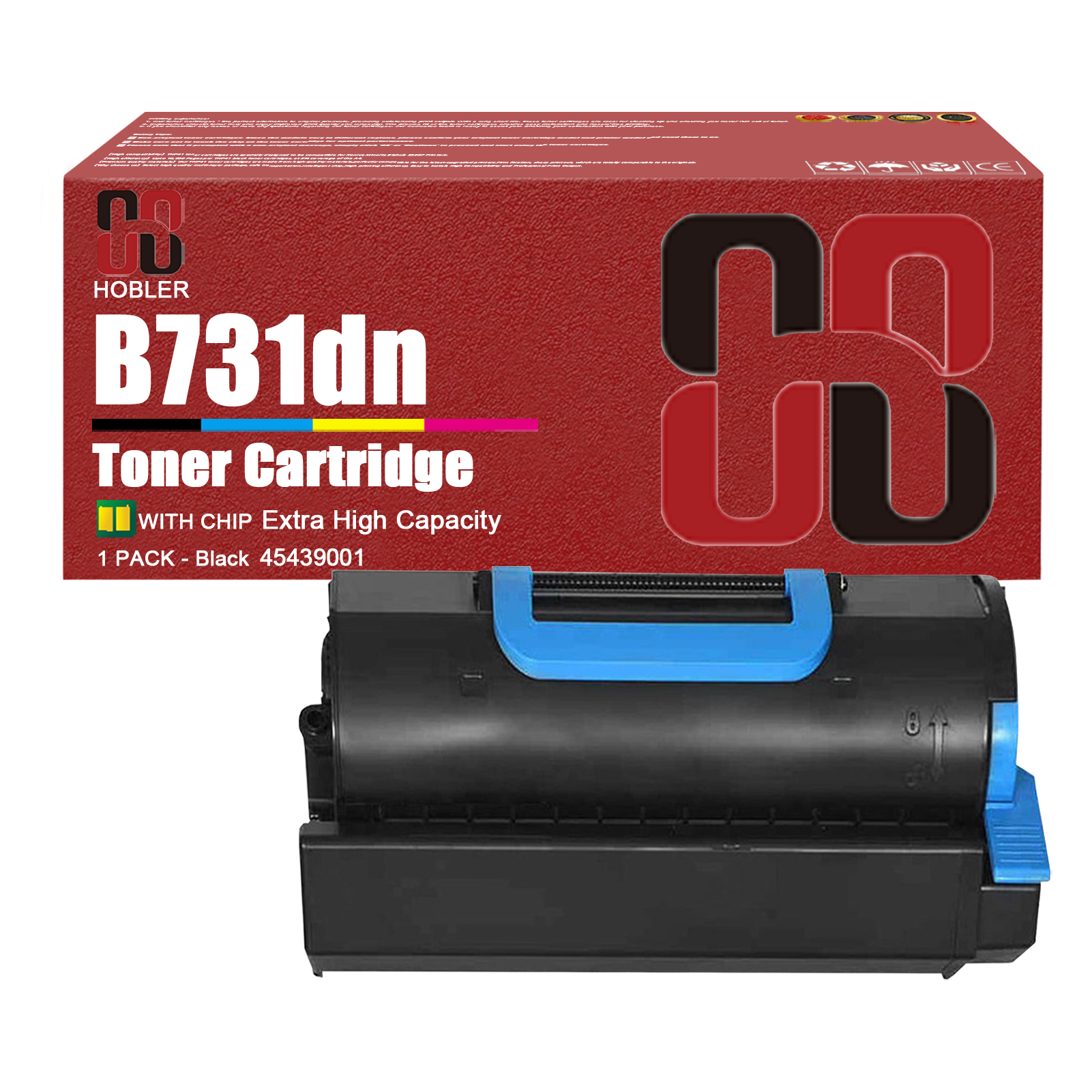 For OKI B731dn 45439001 Toner Cartridge Work for OKI Data B731dn Printer