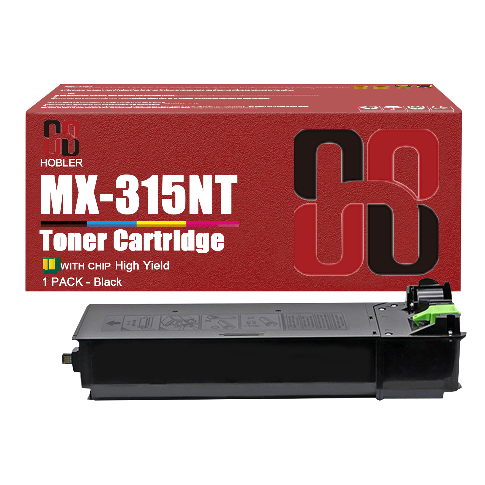 For Sharp MX-315 MX-315NT Toner Cartridge Work for Sharp MX-M265N MX-M266N MX-M315N MX-M316N MX-M356N Printers-PrintsBoost