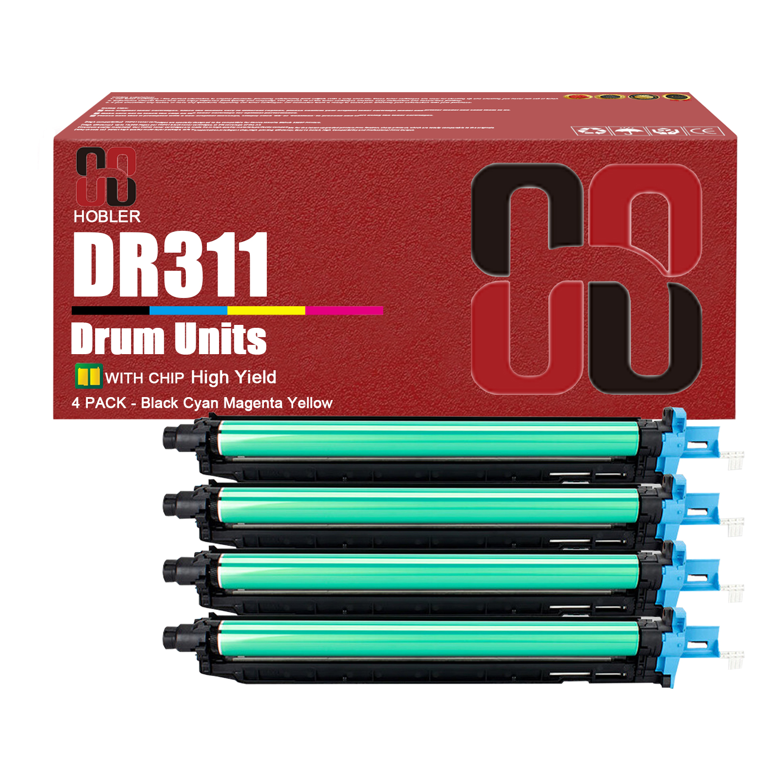 For Konica Minolta DR311 DR-311 A0XV0RD A0XV0TD Imaging Drum Unit Work for Konica Minolta Bizhub C220 C280 C360 C7722 C7728 Printers-PrintsBoost