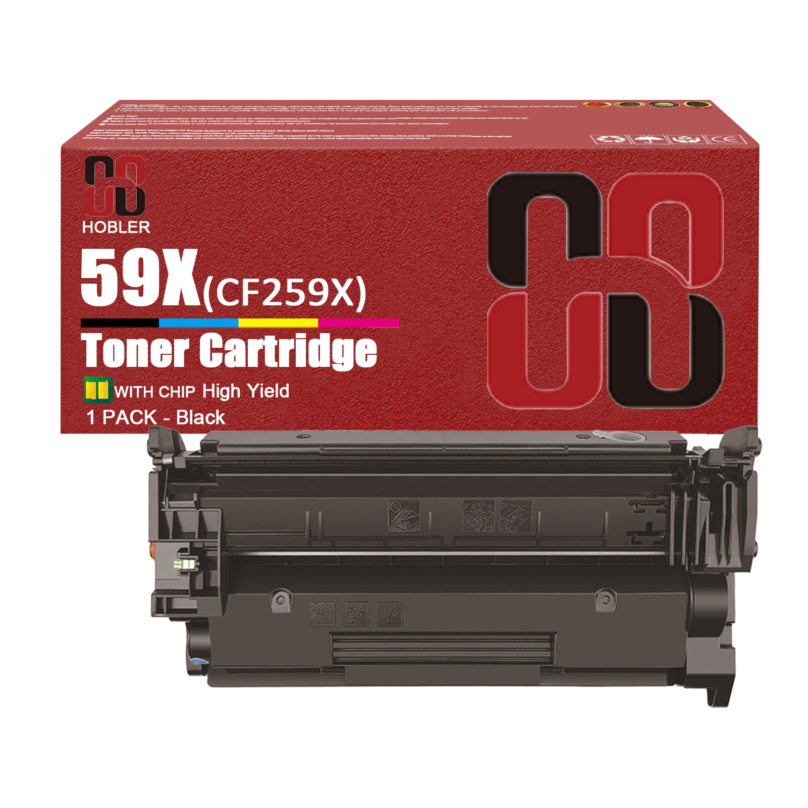 For HP 59X CF259X Toner Cartridge Work for HP LaserJet Pro MFP M428dw M428fdn M428fdw M404dw M404dn M404n M304 Printers-PrintsBoost