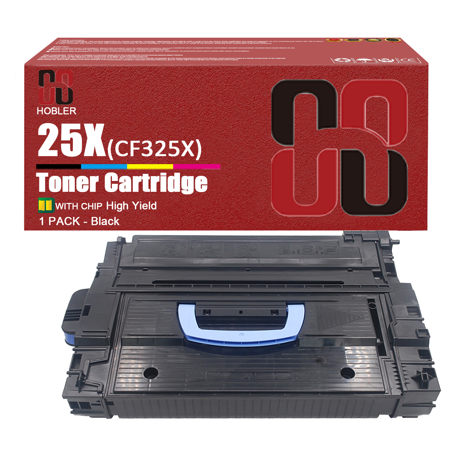For HP 25X CF325X Toner Cartridge Work for HP LaserJet Enterprise M806dn M806x+ Flow MFP M830z Printers-PrintsBoost