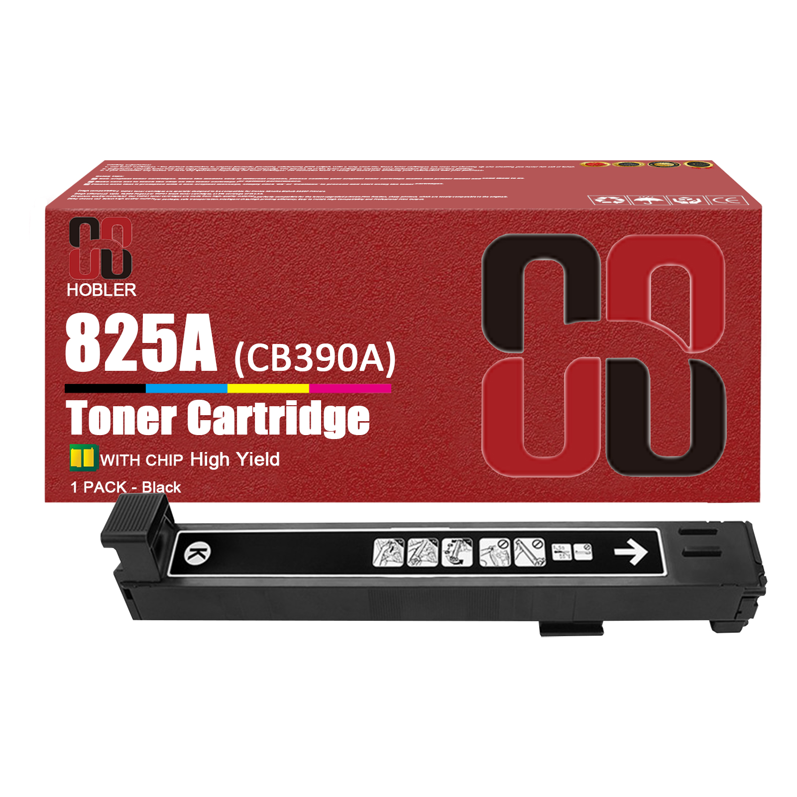 For HP 825A CB390A Toner Cartridge Work for HP Color LaserJet CM6030 CM6040 Printers