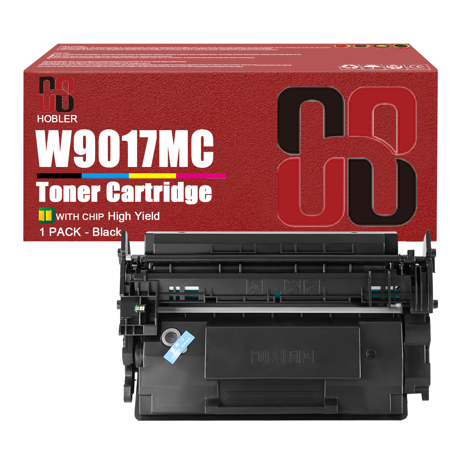 For HP W9017MC Toner Cartridge Work for HP LaserJet Managed E50045 E50045dw MFP E52545 E52545dn E52545c Printers-PrintsBoost