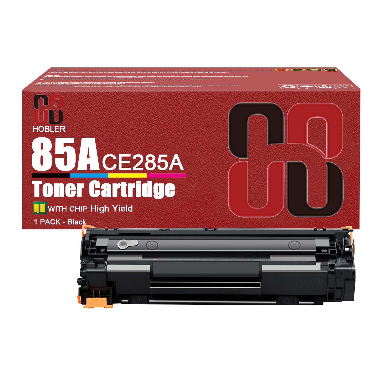 For HP 85A CE285A Toner Cartridge Work for HP LaserJet Pro P1102w P1109w MFP M1212nf M1217nfw Printers-PrintsBoost
