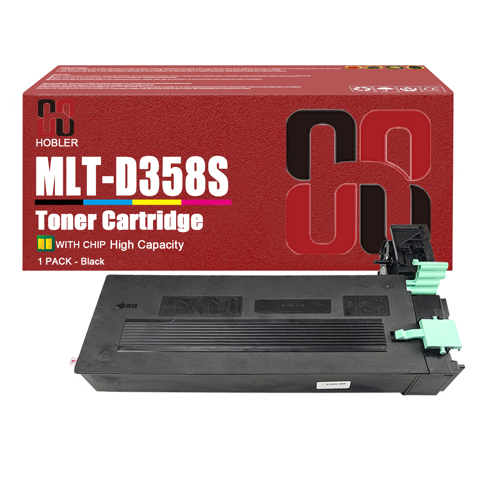 For Samsung MLT-D358S Toner Cartridge Work for Samsung MultiXpress SL-M4370LX SL-M4370FX SL-M5370LX SL-M5370FX Printers-PrintsBoost