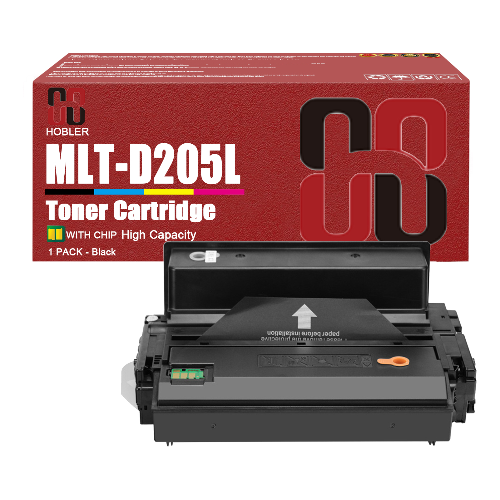 For Samsung MLT-D205L Toner Cartridge Work for Samsung ML-3300 ML-3310 3312 3710 3712 SCX-4833 4835 5637 5639 5737 5739 Printers-PrintsBoost