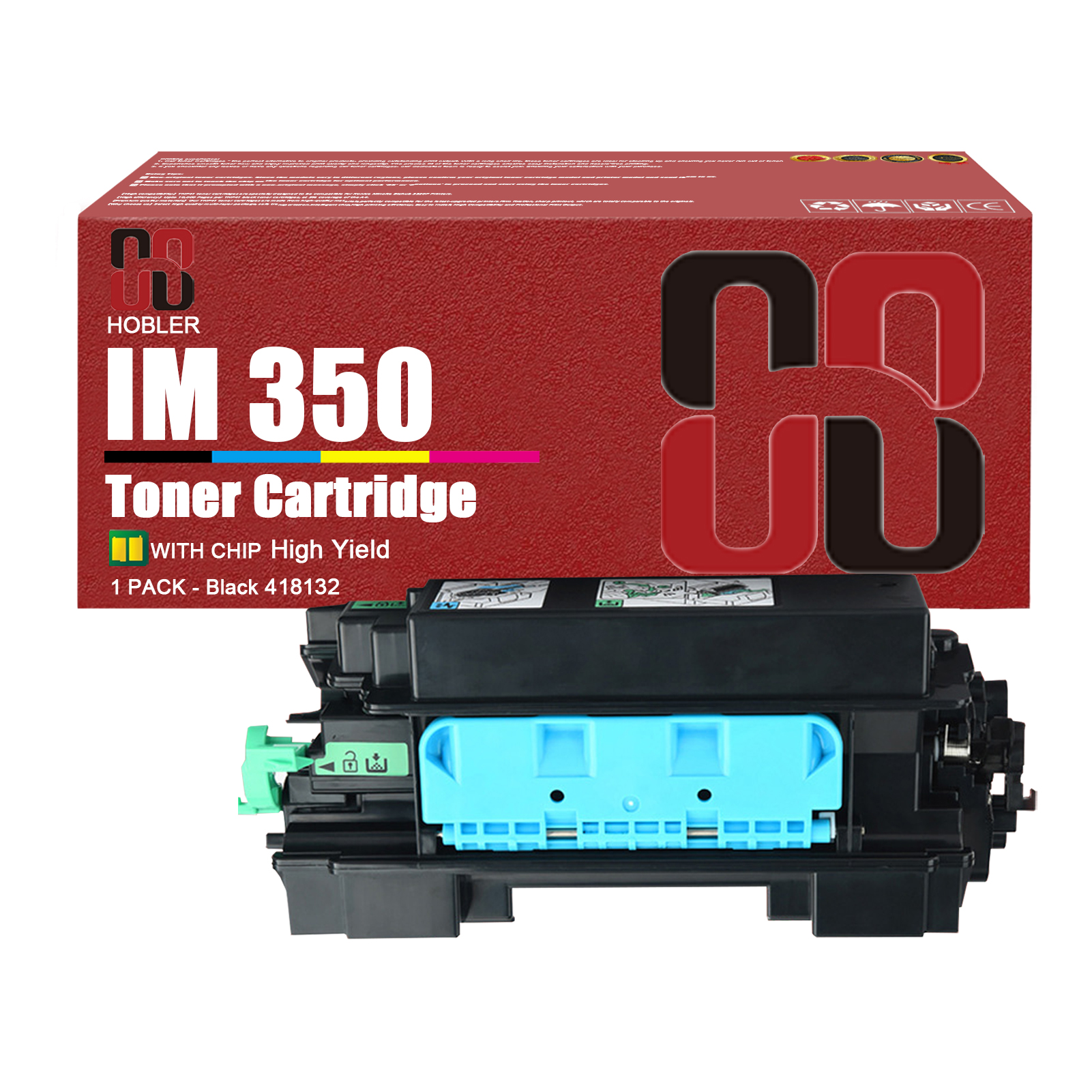 For Ricoh IM350 418132 Toner Cartridge Work for Ricoh IM 350F Printer