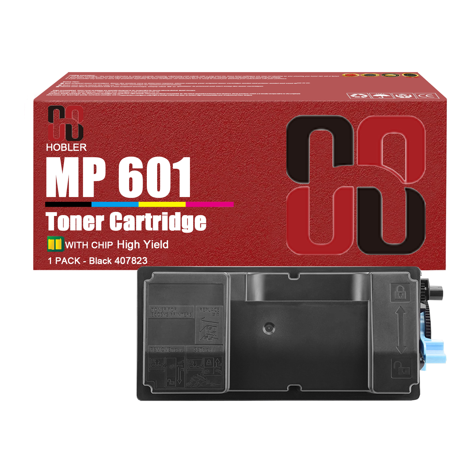For Ricoh MP 601 407823 Toner Cartridge Work for Ricoh MP 501 501SPF 501SPFG 601SPF 601SPFG SP 5300DN 5310 5310DN Printers-PrintsBoost