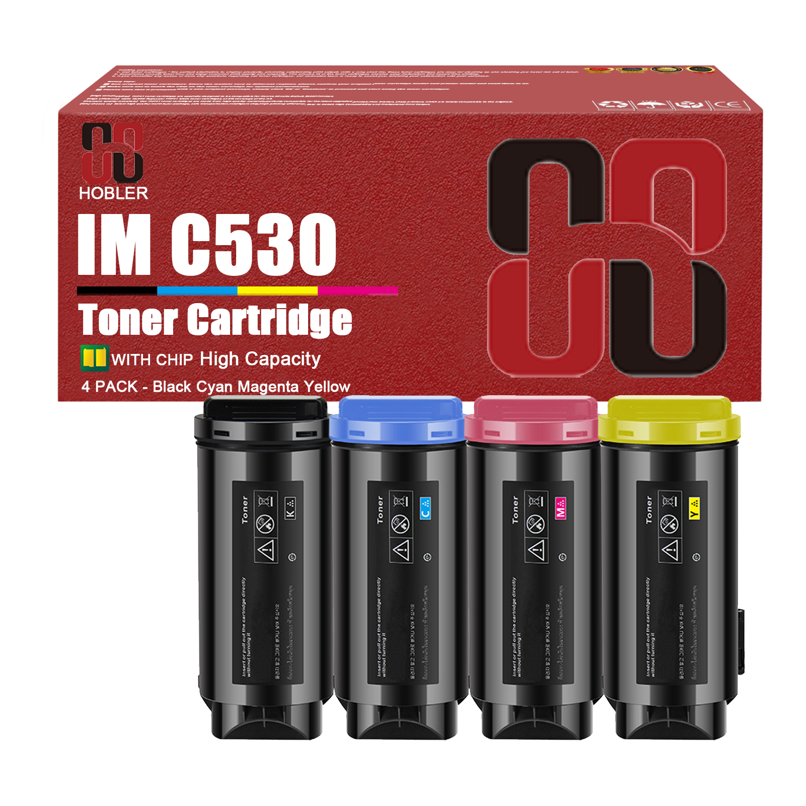 For Ricoh IM C530 418236 418237 418238 418239 Toner Cartridge Work for Ricoh IM C530FB C530 Printers