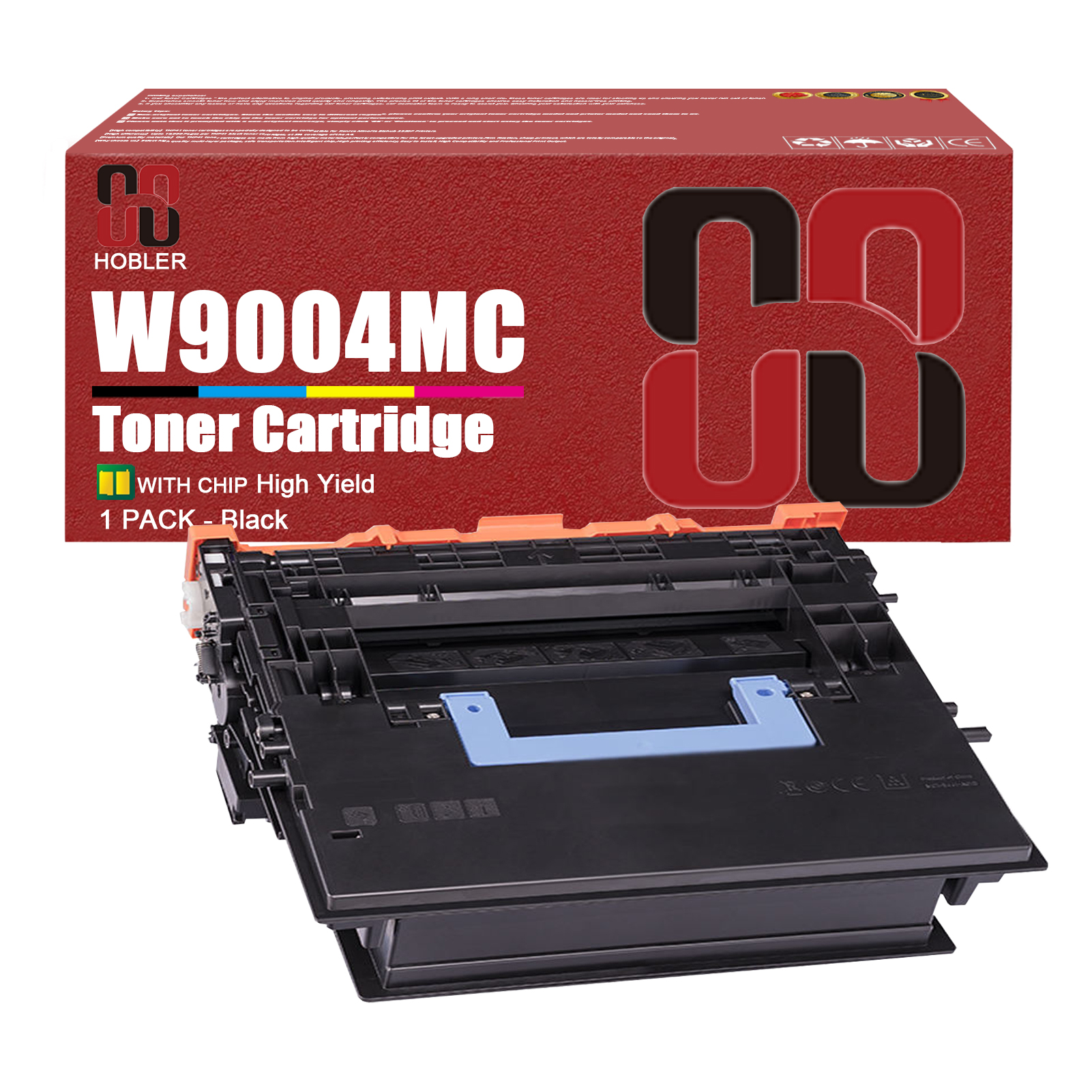 For HP W9004MC Toner Cartridge Work for HP LaserJet Managed E60055dn E60065dn E60065x E60075dn E60075x E62575z E62555dn Printers-PrintsBoost