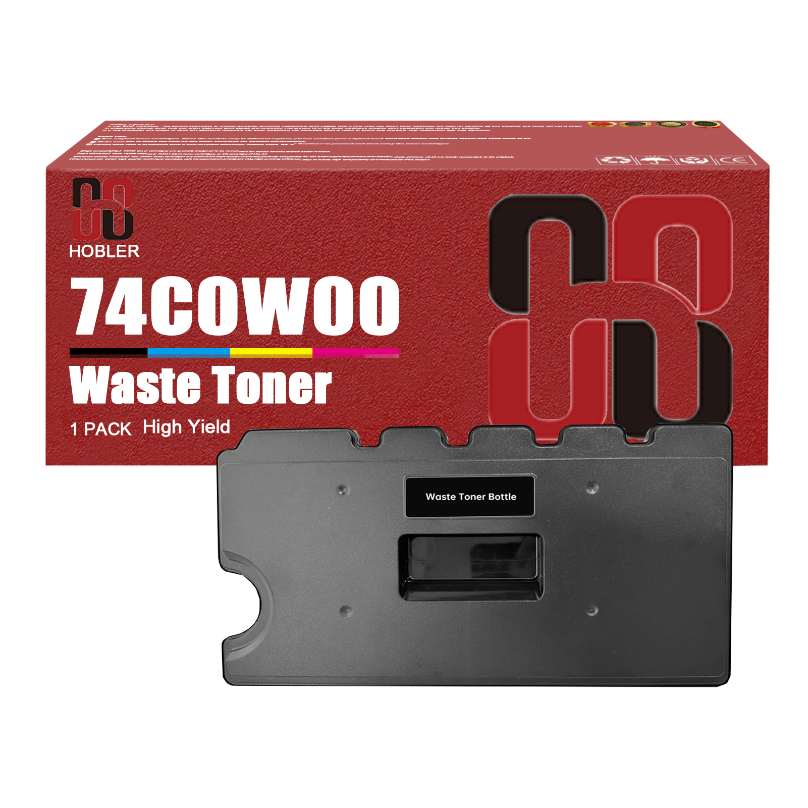 CS725 Waste Toner Compatible for Lexmark 74C0W00 Waste Toner Box Work for Lexmark CS720 CS720de CS720dte CS725 CS725d CX725de CX725dthe CX725dhe Printers-PrintsBoost