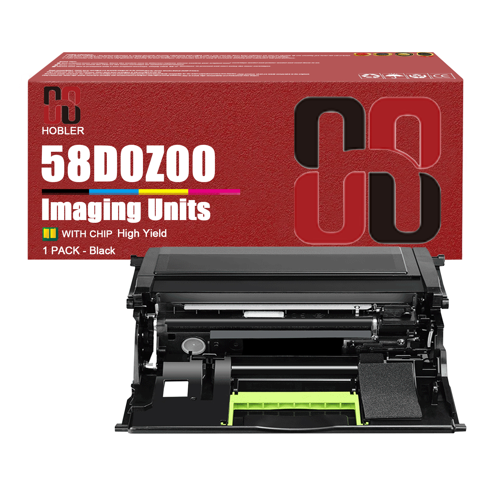 For Lexmark 58D0Z00 Imaging Drum Unit Work for Lexmark B2865 MS821 MS822 MS823 MS725 MS825 MS826 MX721 MX722 MX822 MX826 Printers