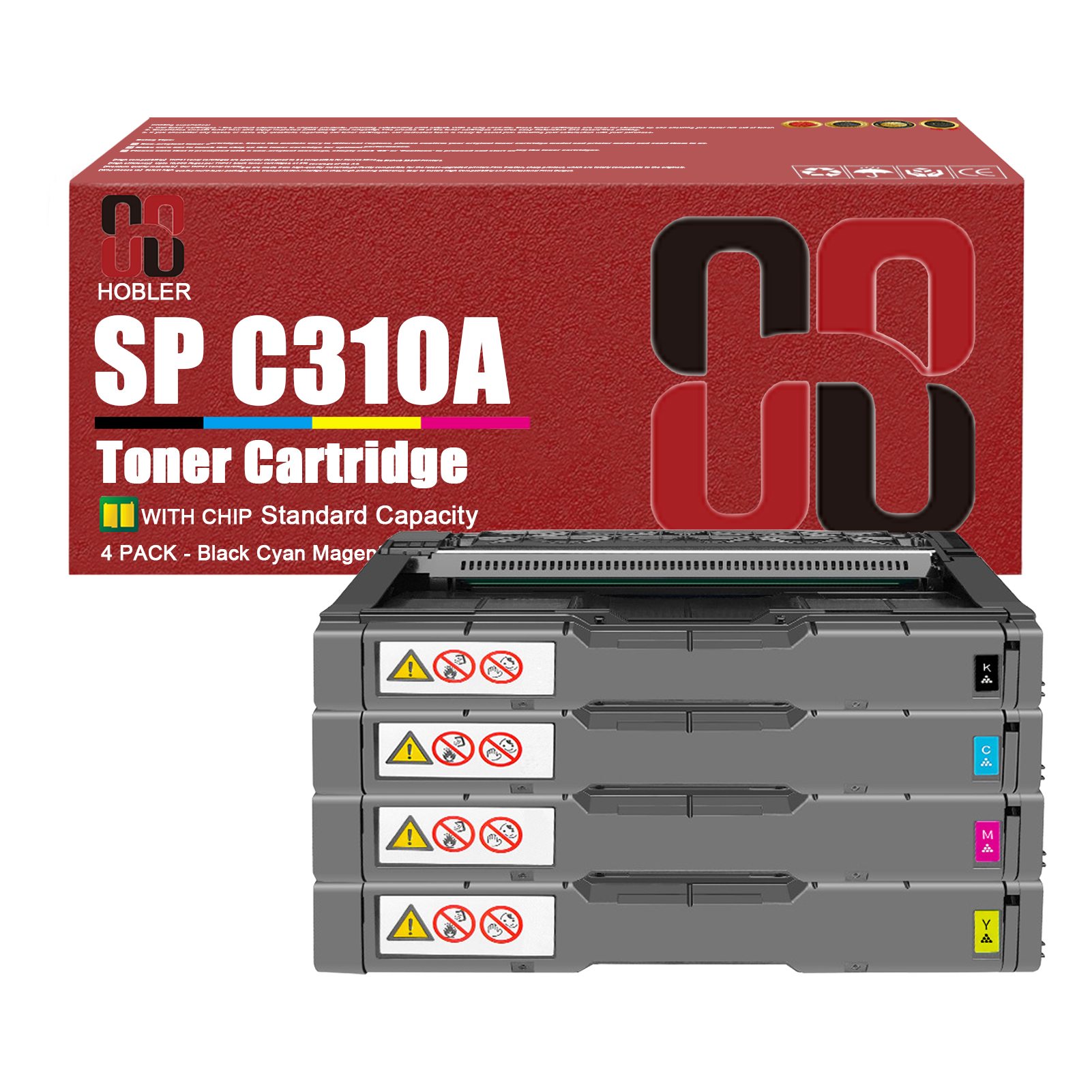 For Ricoh SP C310A 406344 406345 406346 406347 Toner Cartridge Work for Ricoh SP C231N C231SF C232DN C232SF C242DN C310 C311N Printers