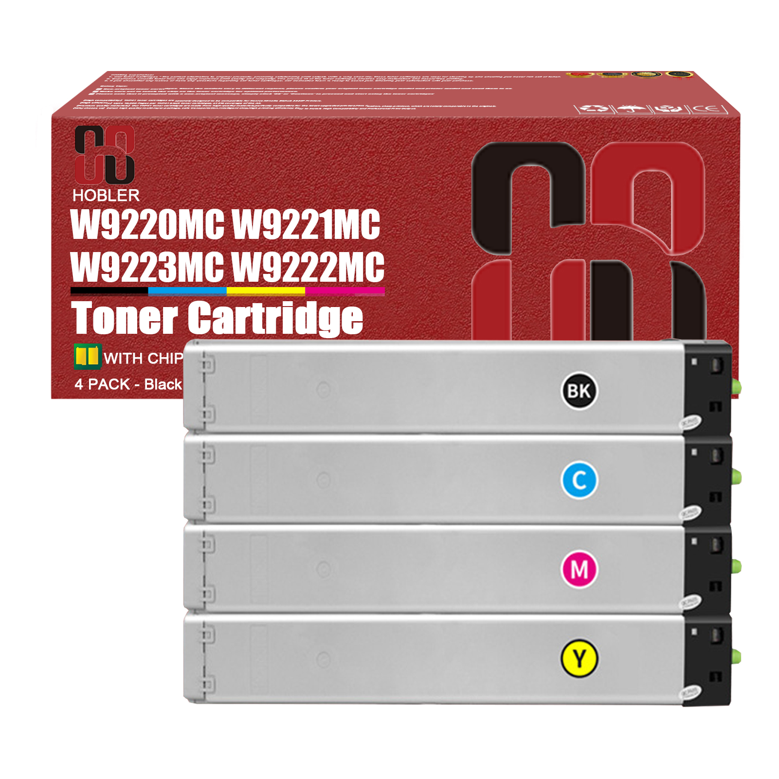 For HP W9220MC W9221MC W9223MC W9222MC Toner Cartridges compatible for HP Color LaserJet Managed MFP E78223dn E78228dn Printers