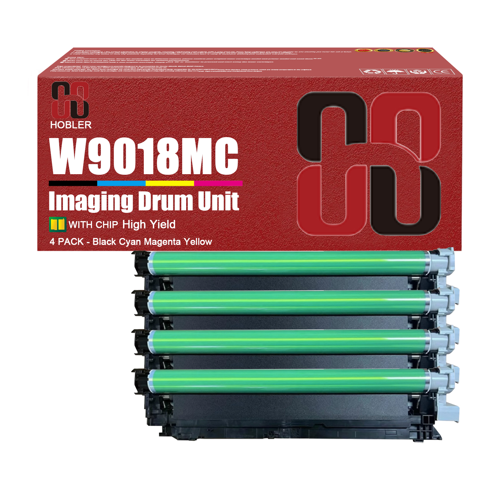 For HP W9018MC Imaging Drum Unit Work for HP Color LaserJet Managed E75245dn E85055dn Printers