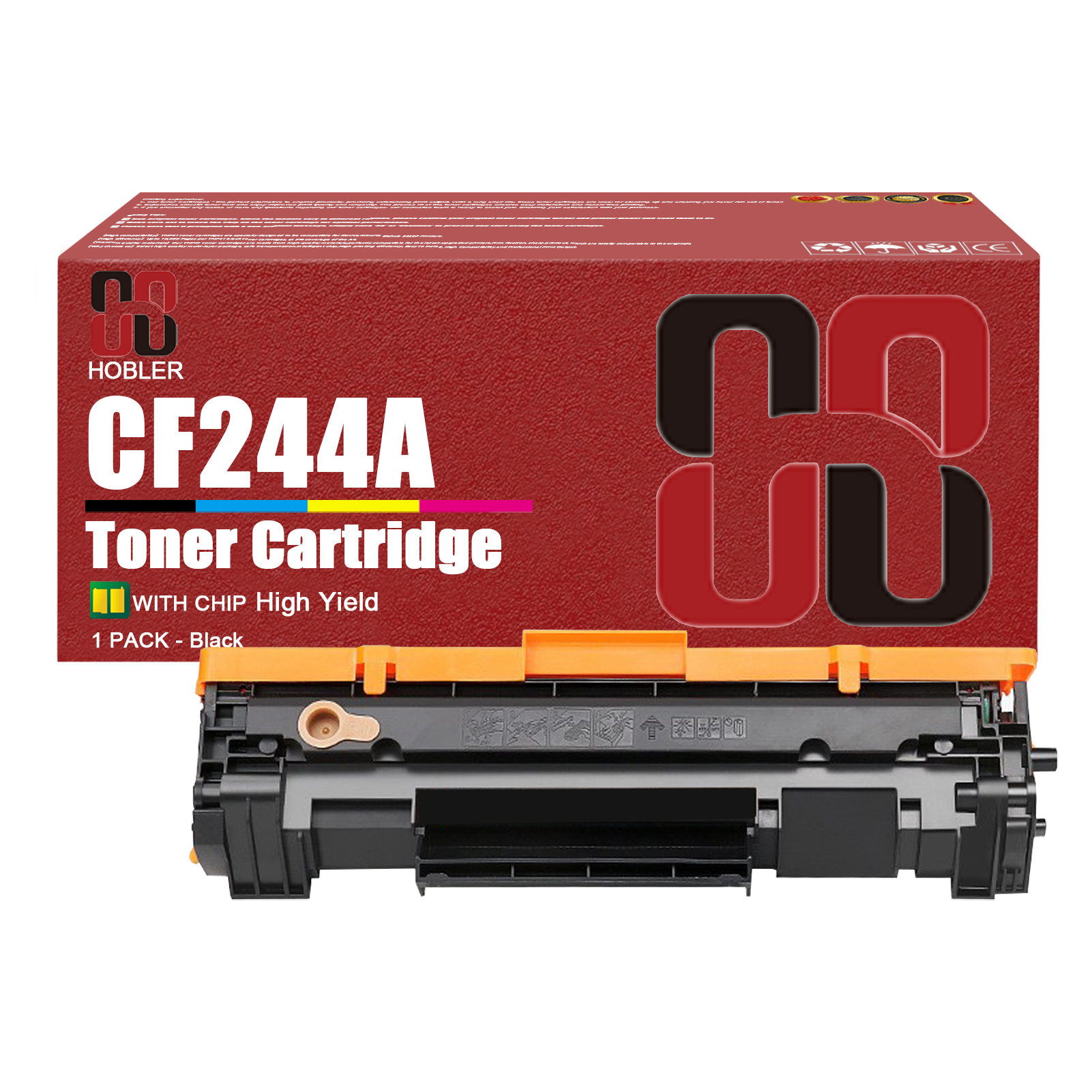 For HP 44A CF244A Toner Cartridge Work for HP LaserJet Pro M15a M15w MFP M28a M28w M31w Printers