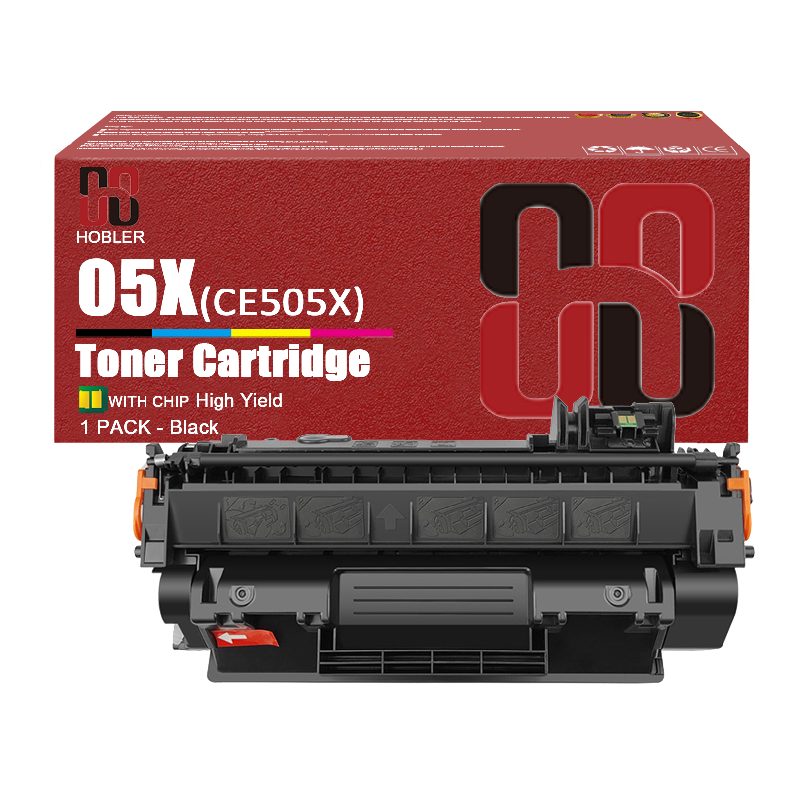 For HP 05X CE505X Toner Cartridge Work for HP LaserJet P2055 P2055d P2055dn P2055x Printers