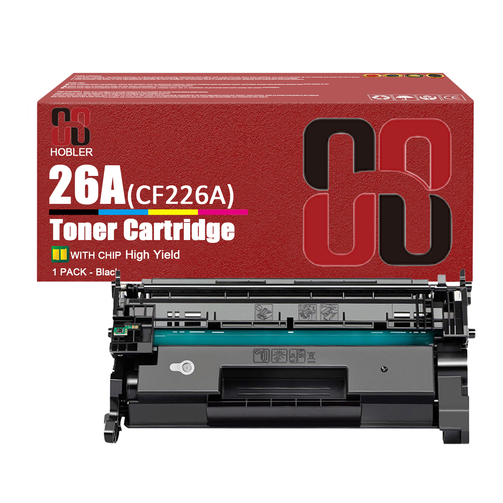 For HP 26A CF226A Toner Cartridge Work for HP LaserJet Pro M402n M402dw M402dn MFP M426fdw M426fdn M426dw Printers
