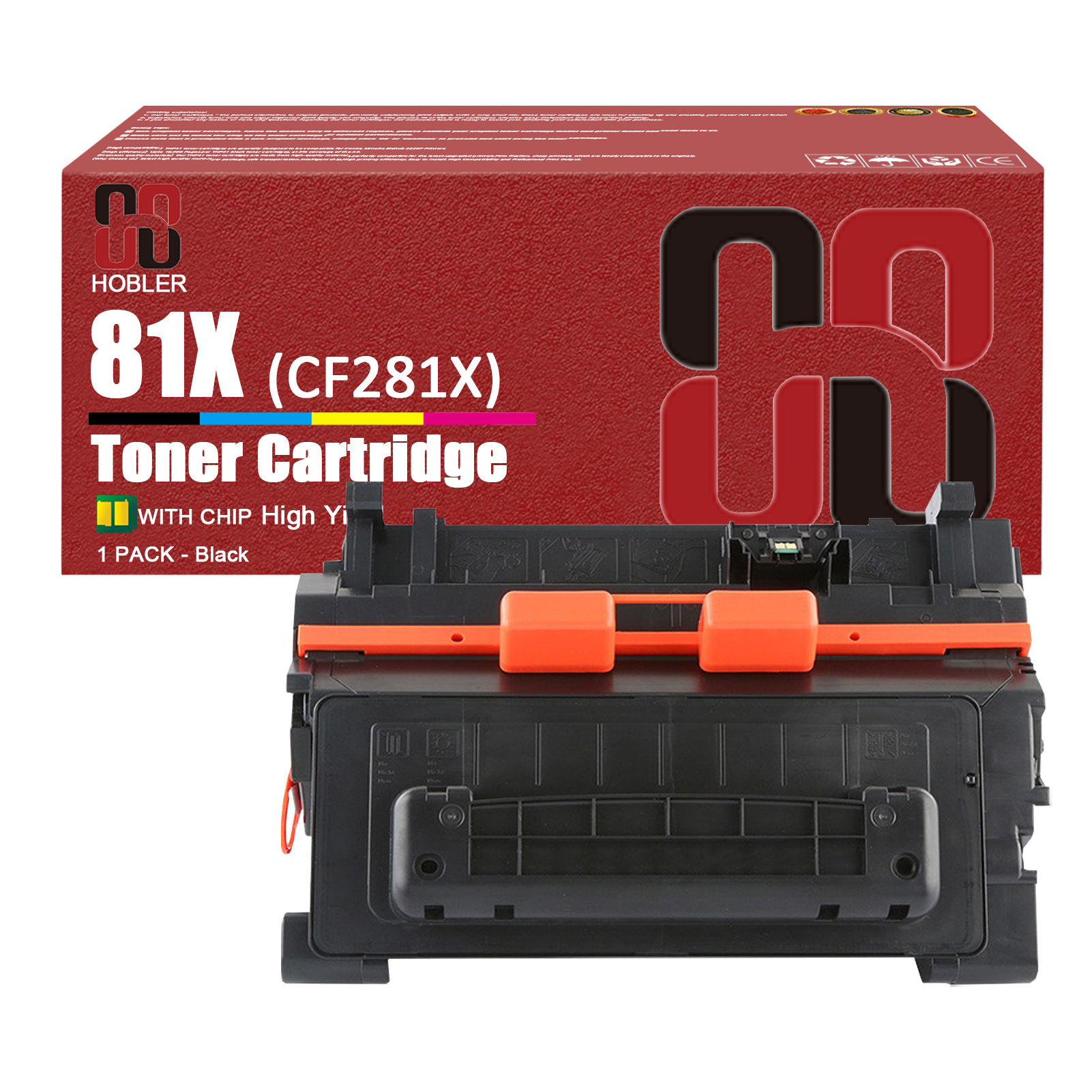 For HP 81X CF281X Toner Cartridge Work for HP LaserJet Enterprise M604dn M604n M605dh M605dn M605n M605x M606dn M606x M630f M630h Printers