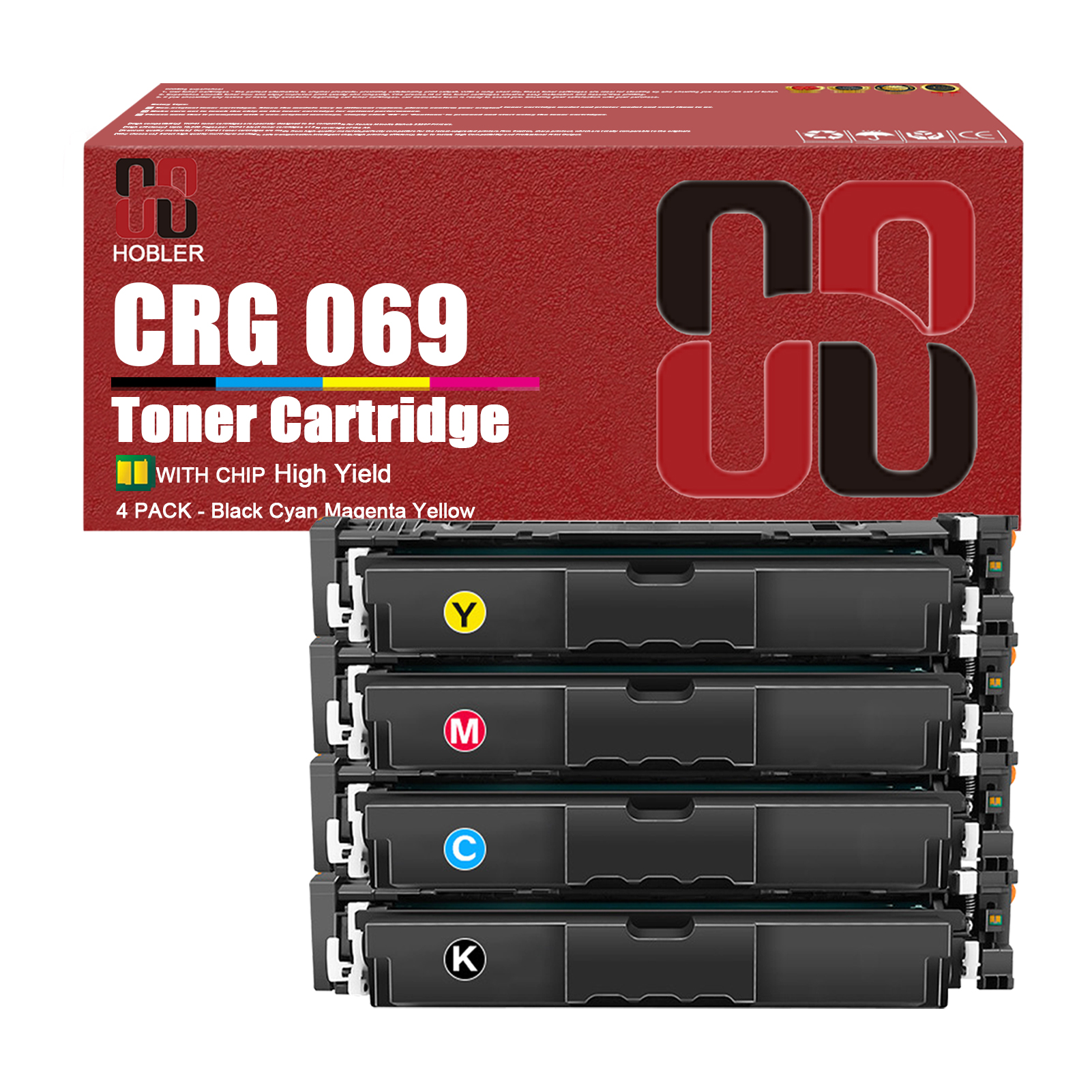 For Canon 069 CRG-069 Toner Cartridge Work for Canon ImageCLASS MF753Cdw MF754Cdw MF750C MF751Cdw MF752Cdw MF755CDW Printers