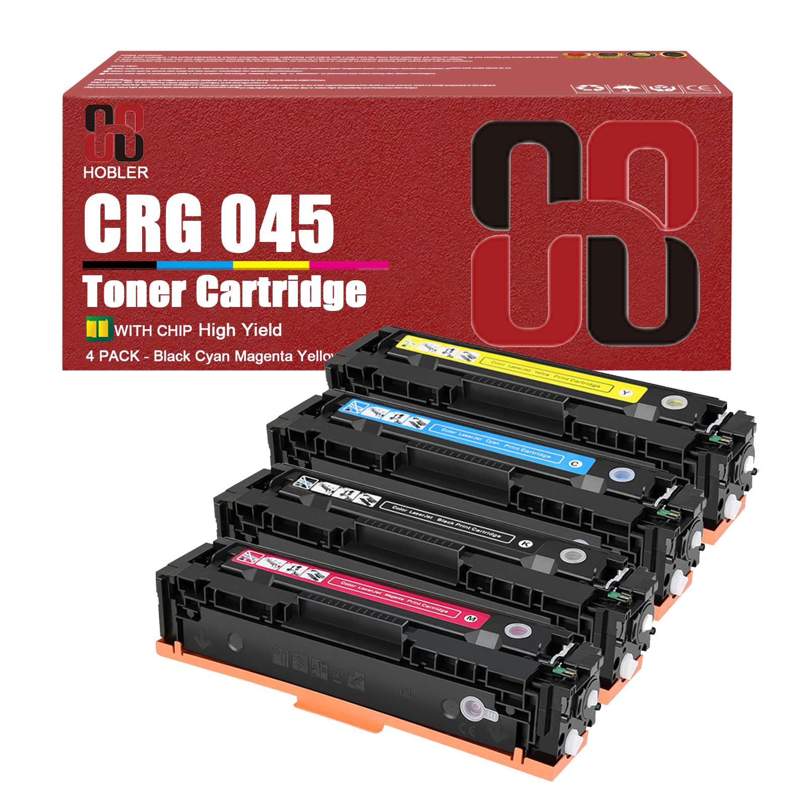 For Canon 045 CRG-045 Toner Cartridge Work for Canon Color ImageCLASS LBP612Cdw MF632Cdw MF634Cdw Printers