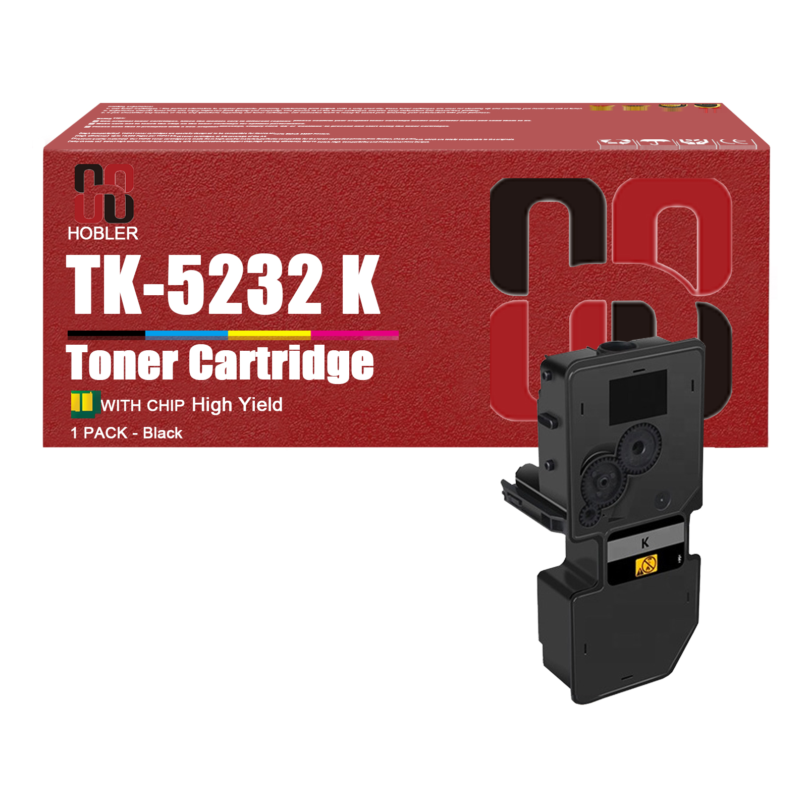 For Kyocera TK-5232 TK-5232K TK-5232C TK-5232M TK-5232Y Toner Cartridges Work for Kyocera Ecosys M5521cdw P5021cdw P5021cdn Printers-PrintsBoost