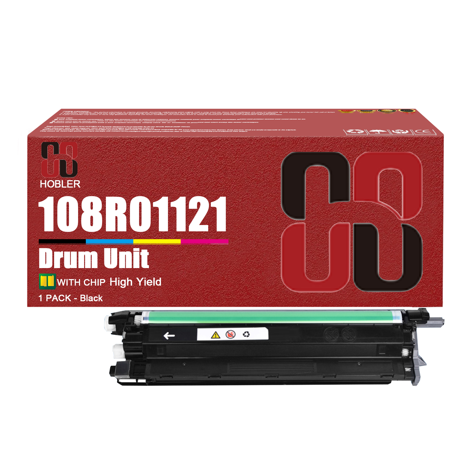 For Xerox 108R01121 Imaging Drum Unit Work for Xerox Phaser 6600 VersaLink C400 C405 WorkCentre 6605 6655 Printers-PrintsBoost