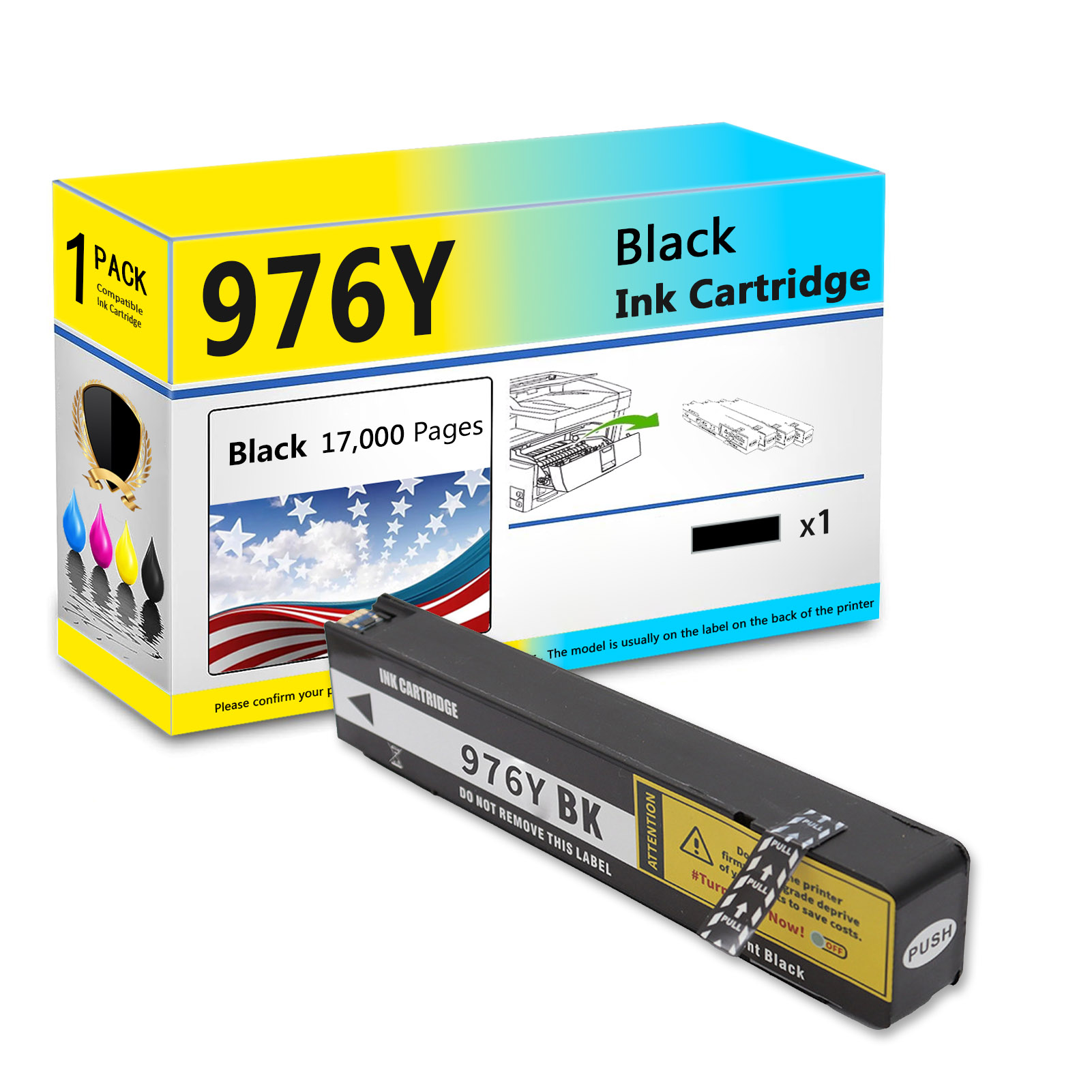 For HP 976Y Ink Cartridge Work For HP Pagewide Pro 552dw 577dw 577z, PageWide Managed P55250dw P57750dw Printers-PrintsBoost