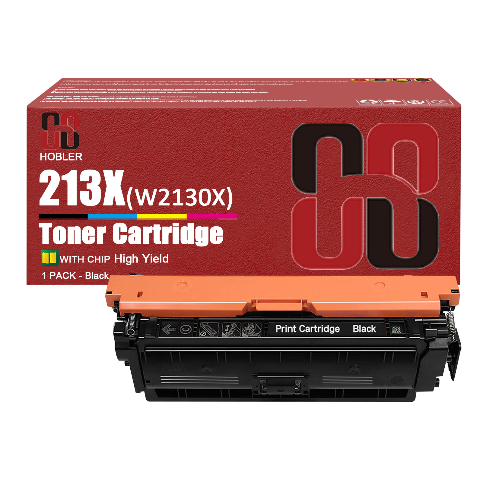 or HP 213X W2130X W2131X W2132X W2133X Toner Cartridge Work for HP Color LaserJet 5700dn 5800dn 6700dn 6701dn 6800dn 6801dn Printers-PrintsBoost