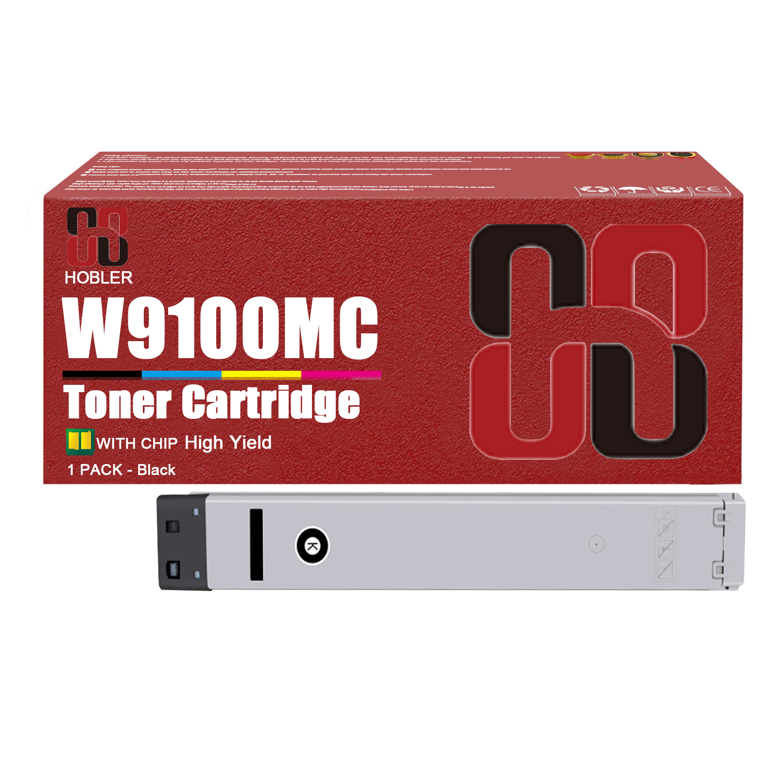 For HP W9100MC W9101MC W9103MC W9102MC Toner Cartridge Work for HP Color Laser Managed MFP E77428dn E77422dn E77422dv E77422a Printers-PrintsBoost
