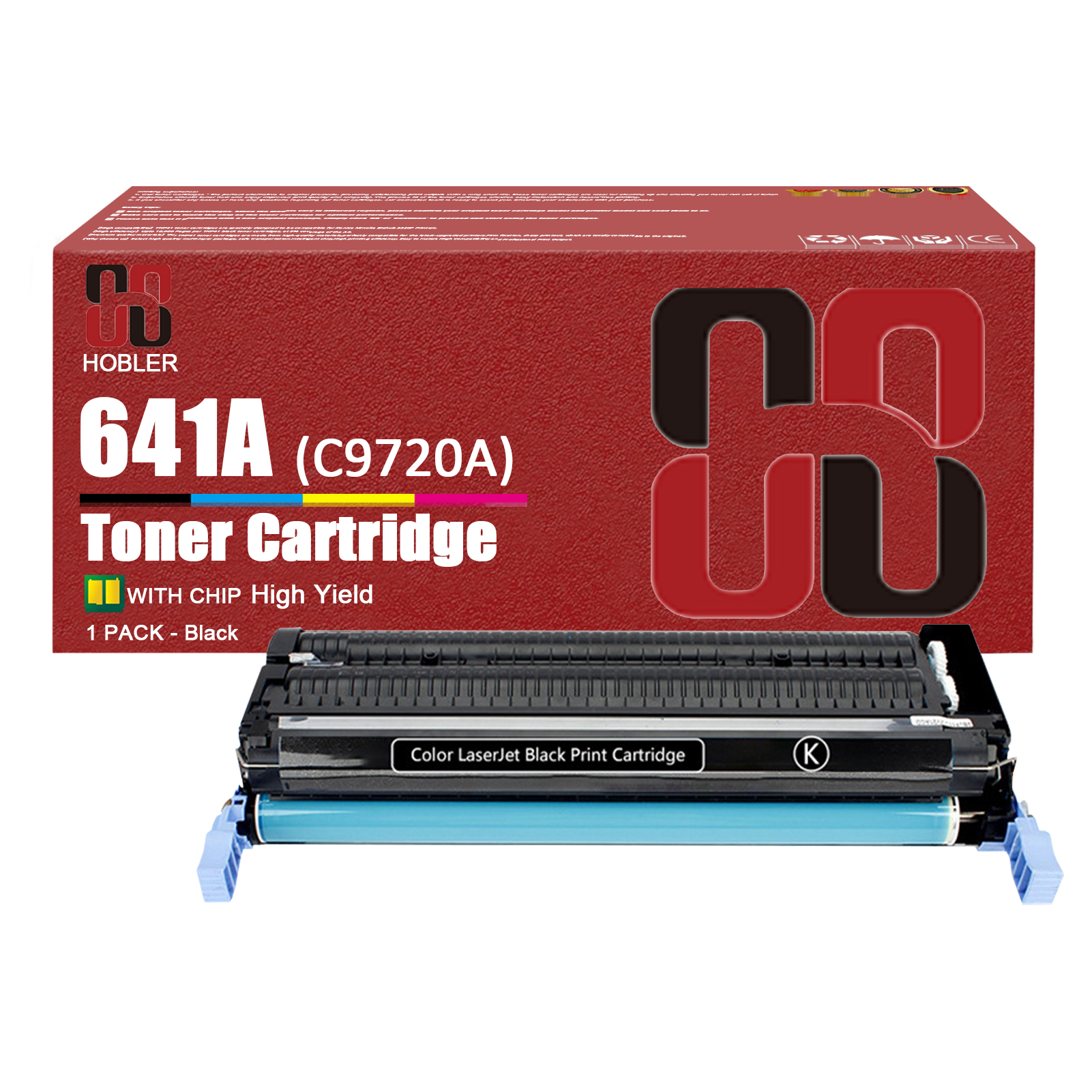 For HP 641A C9720A C9721A C9723A C9722A Toner Cartridge Work for HP Color 4610 4650 4600 4600n 4600dn 4600dtn 4600hdn 4650n Printers-PrintsBoost