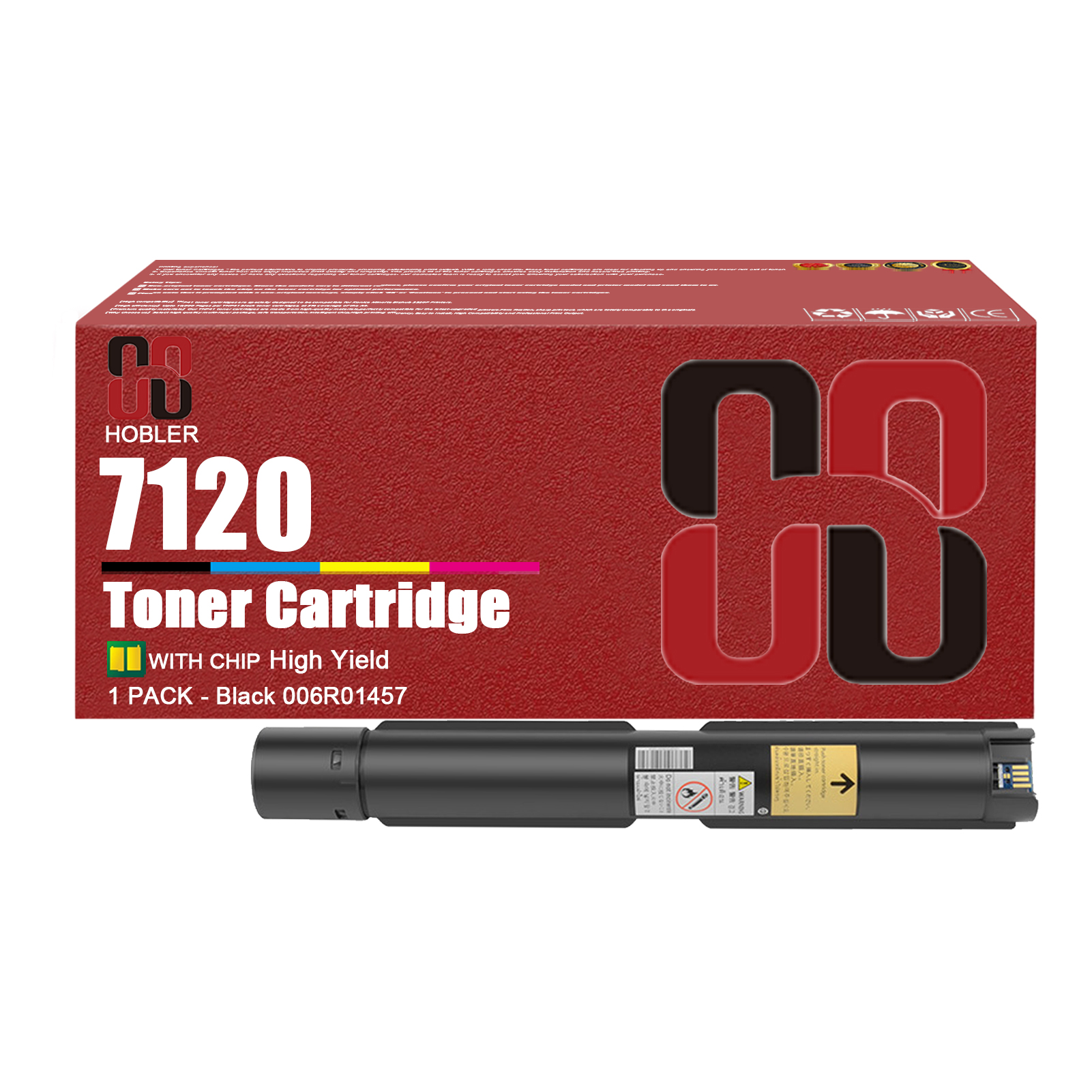 For Xerox 006R01457 006R01460 006R01459 006R01458 Toner Cartridge Work for Xerox WorkCentre 7120 7125 7220 7225 7220i 7225i Printers-PrintsBoost