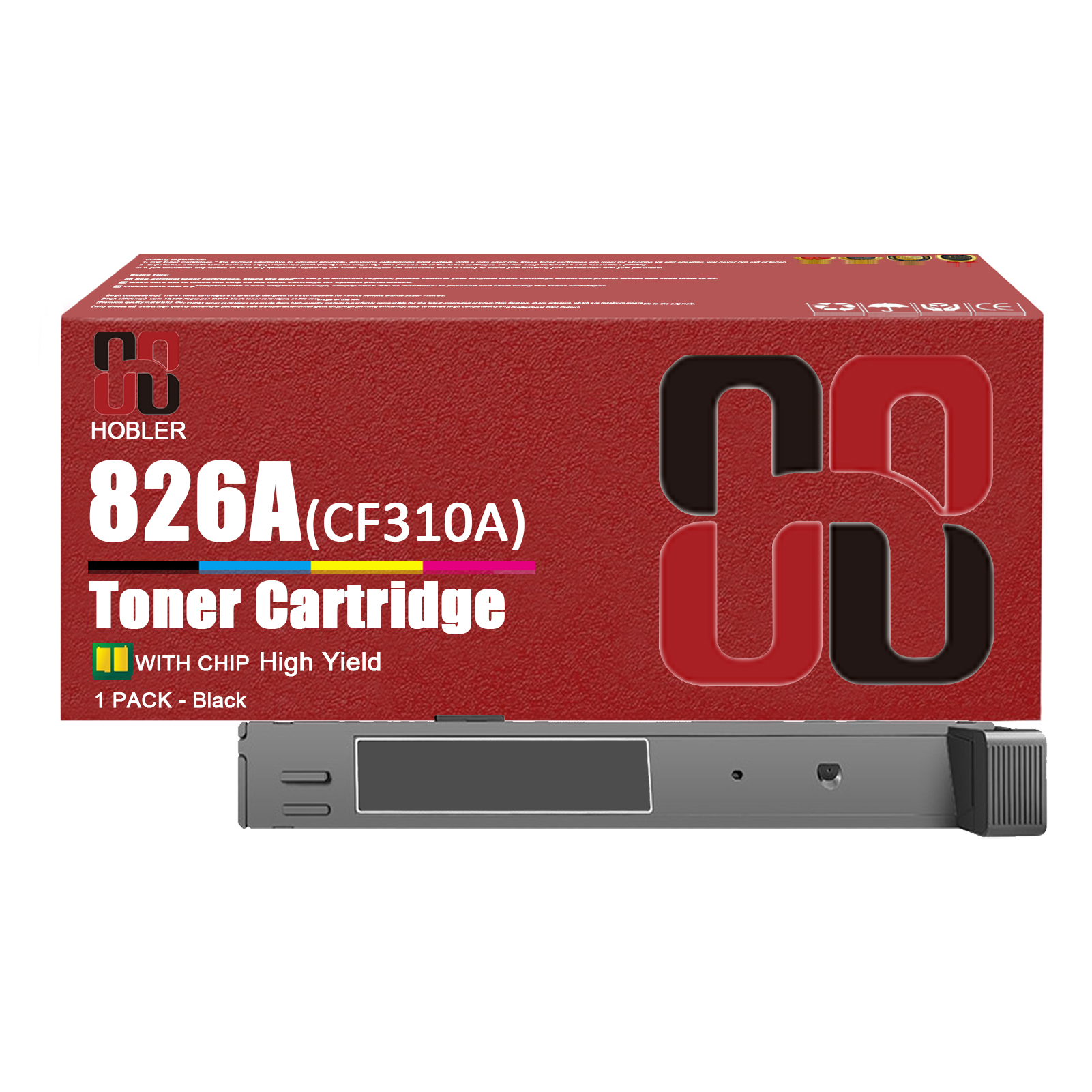 For HP 826A CF310A CF311A CF313A CF312A Toner cartridge Work for HP Color LaserJet Enterprise M855 M855xh M855X+ M855dh Printers-PrintsBoost