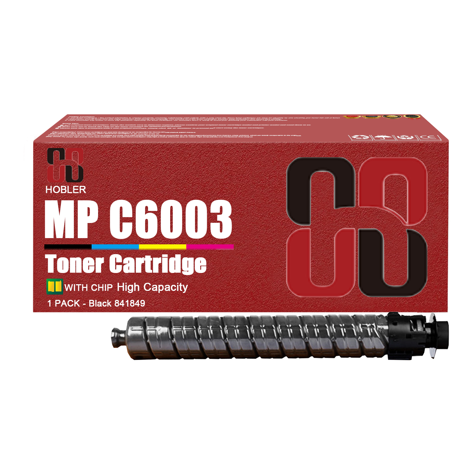 For Ricoh 841849 841852 841851 841850 Toner Cartridge Work for Ricoh MP C4503 C4504 C4504ex C5503 C6003 C6004 C6004ex Printers-PrintsBoost