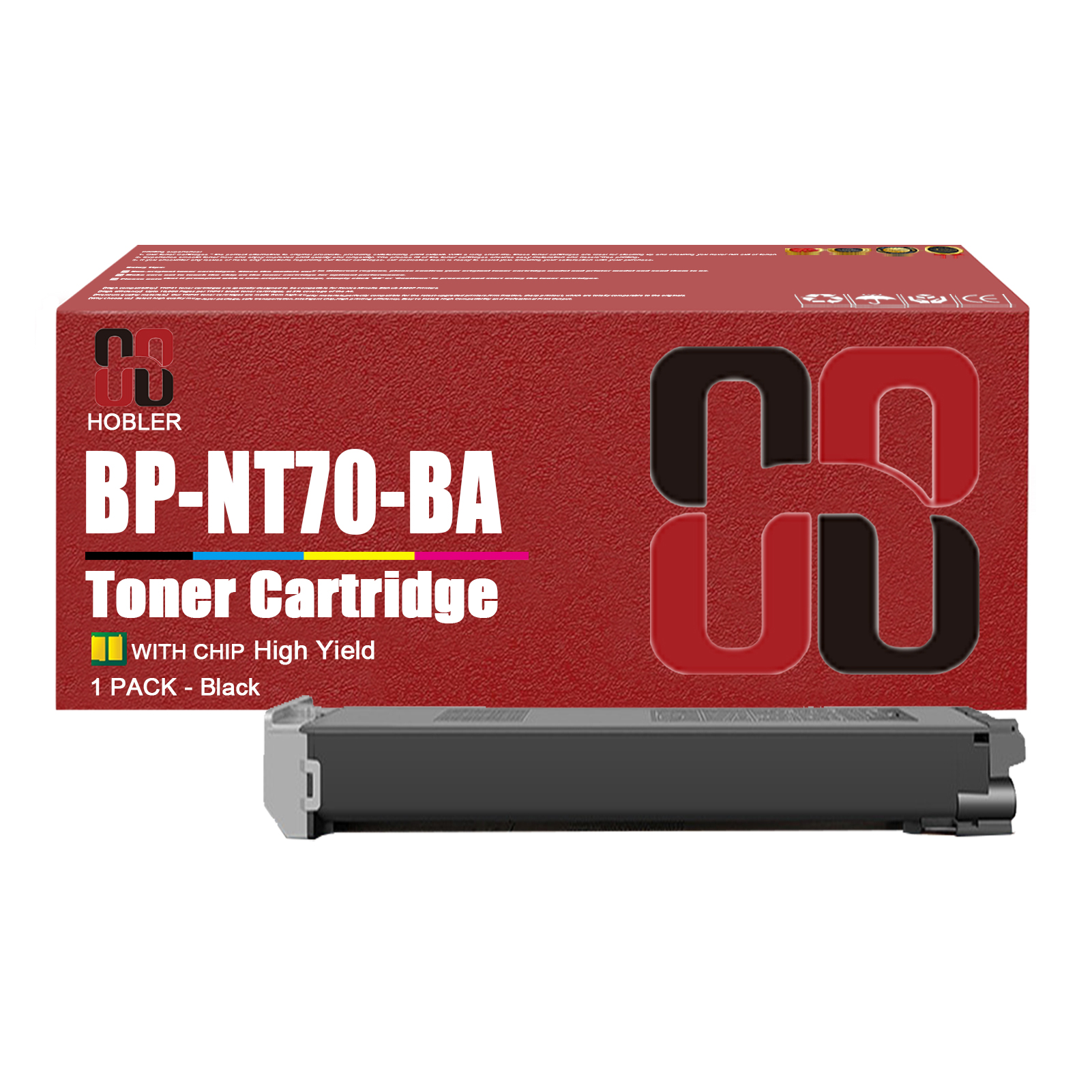 For Sharp BP-NT70BA BP-NT70CA BP-NT70MA BP-NT70YA Toner Cartridge Work for Sharp BP-50C26 50C31 50C36 50C45 50C55 50C65 Printers-PrintsBoost