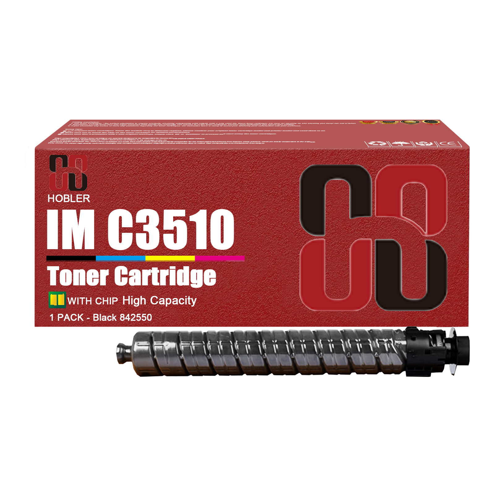 For Ricoh IM C3510 842550 842553 842552 842551 Toner Cartridge Work for Ricoh IM C3510 IM C3010 Printers-PrintsBoost