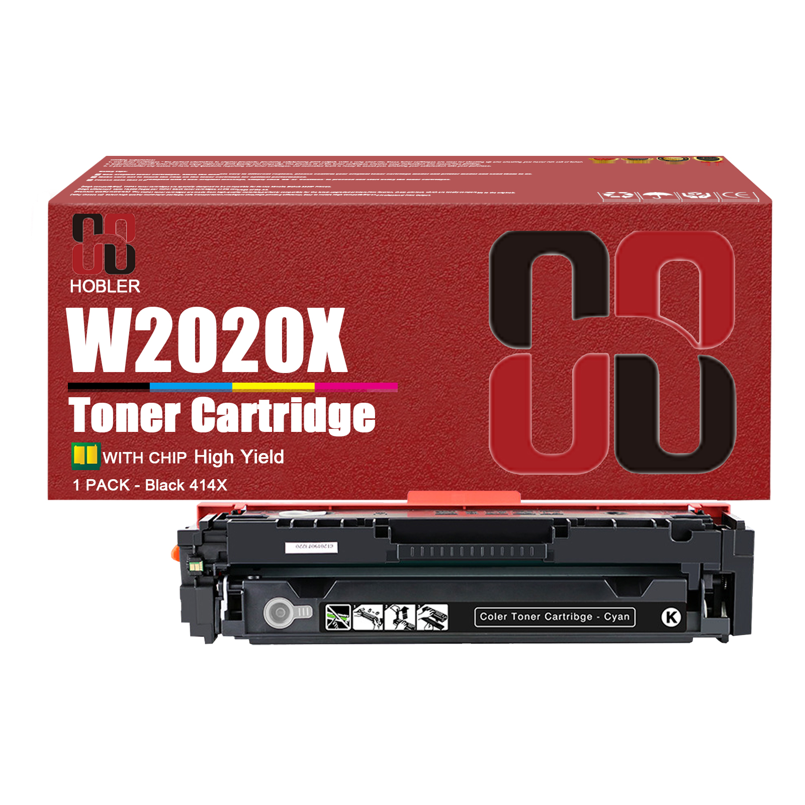 For HP 414X W2020X W2021X W2023X W2022X Toner Cartridge Work for HP Color Pro MFP M479fdw M479fdn M454dw M454dn M454 M479 Printers