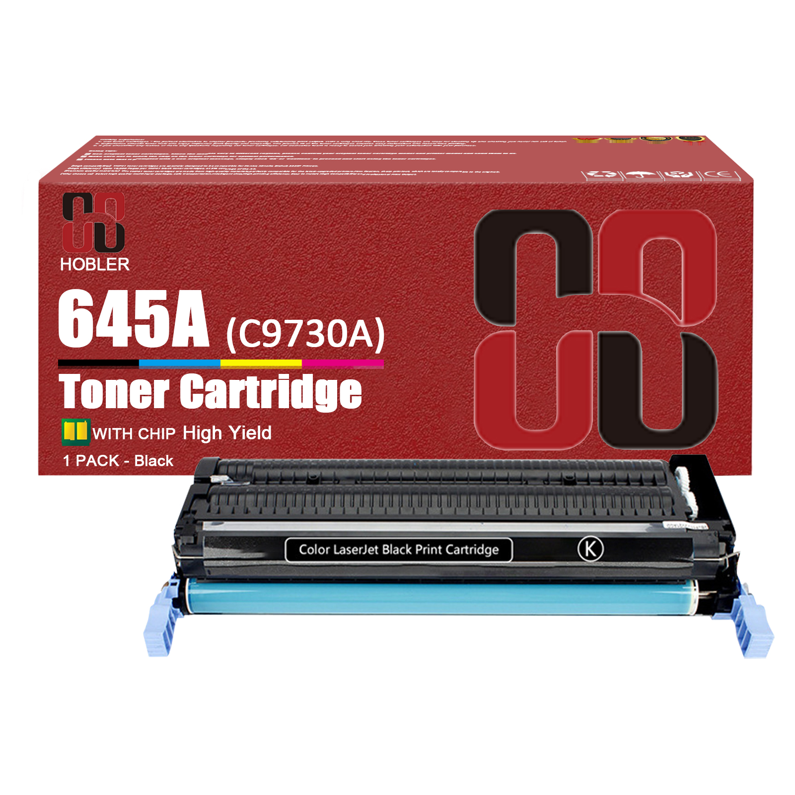 For HP 645A C9730A C9731A C9733A C9732A Toner Cartridge Work for HP Color 5550 5550dn 5550n 5550dtn 5550hdn 5500 5500dn 5500n Printers