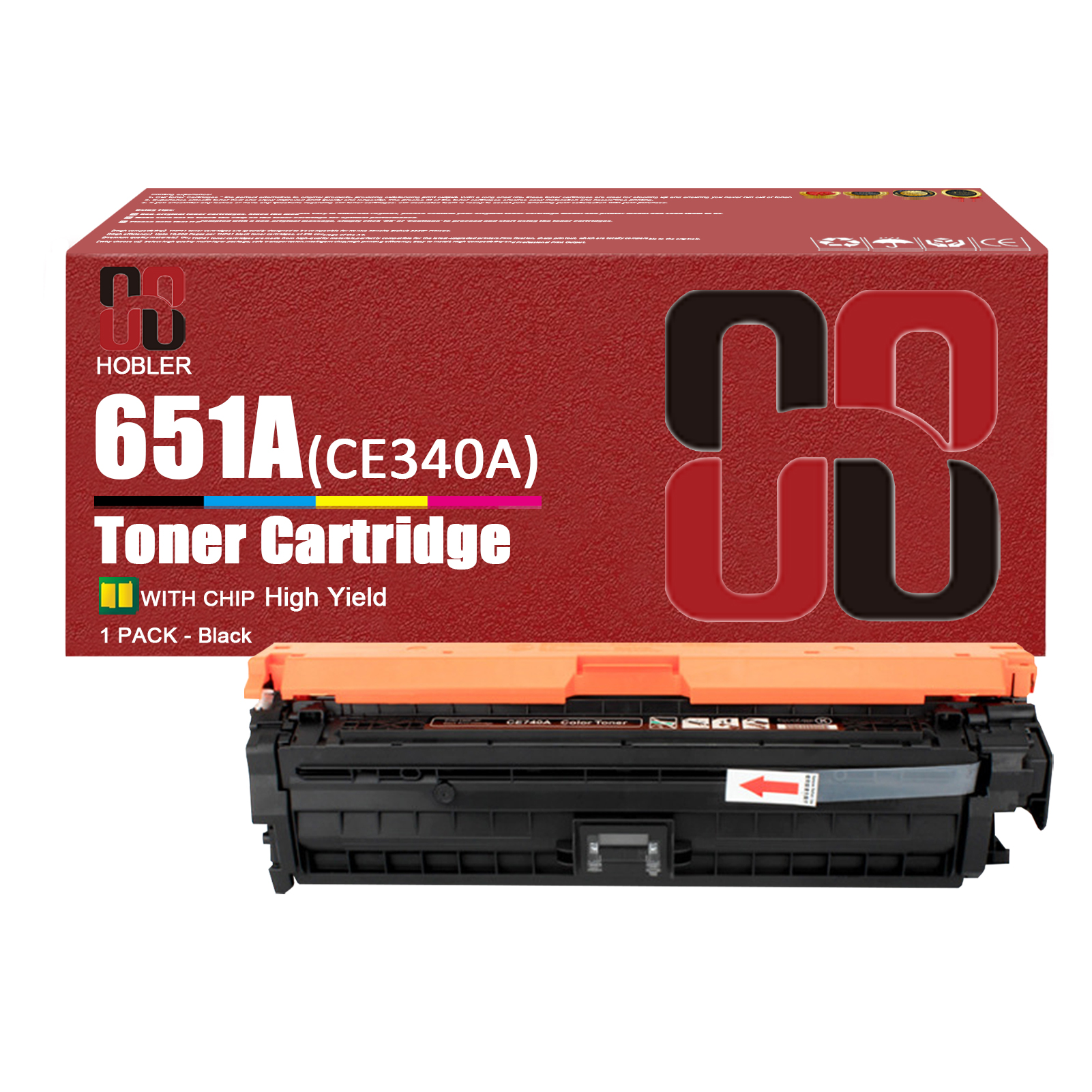 For HP 651A CE340A CE341A CE343A CE342A Toner Cartridge Work for HP LaserJet Enterprise 700 Color M775dn M775f M775z M775z+ Printers