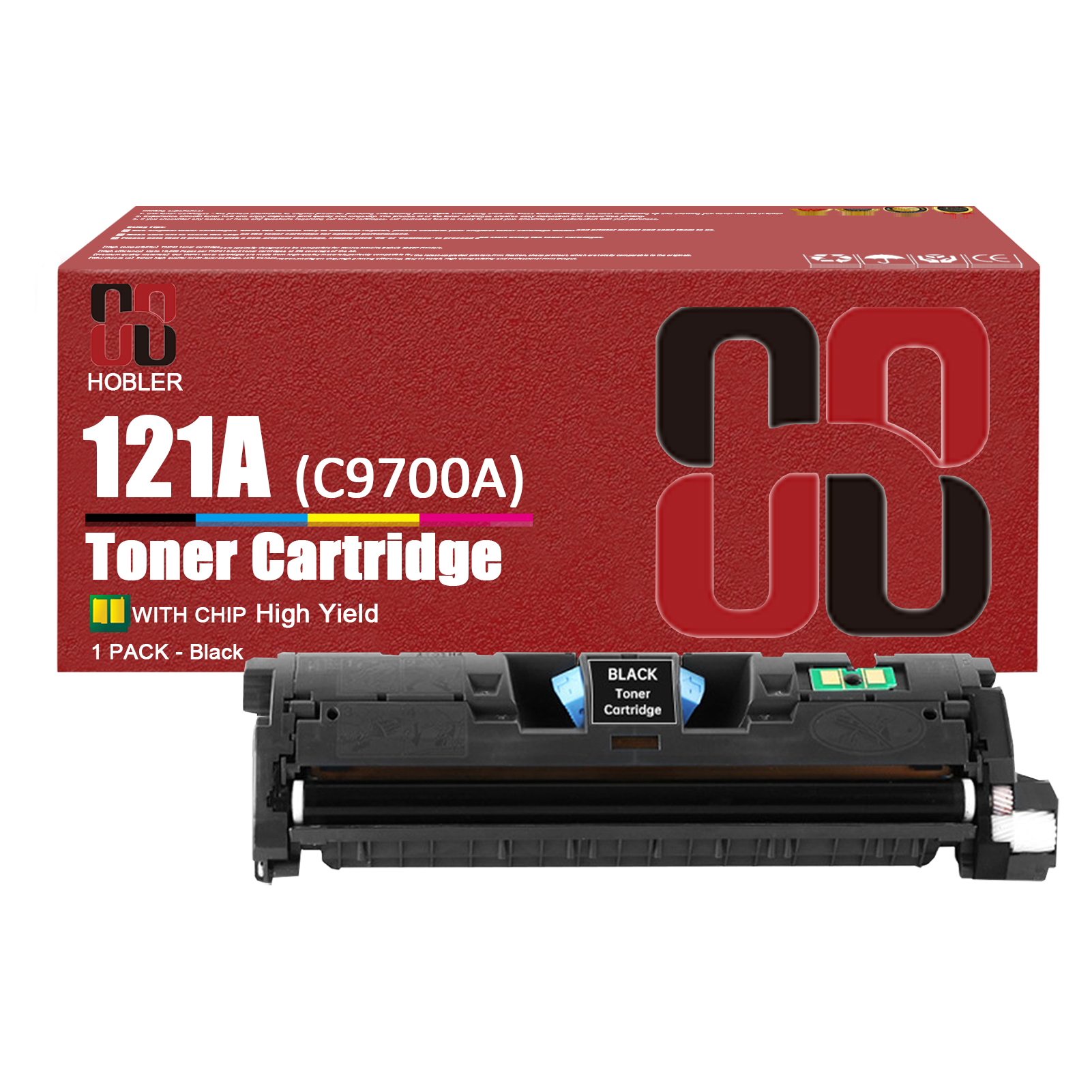 For HP 121A C9700A C9701A C9703A C9702A Toner Cartridge Work for HP Color Laserjet 1500 1500L 2500 2500L 2500n 2500tn Printers