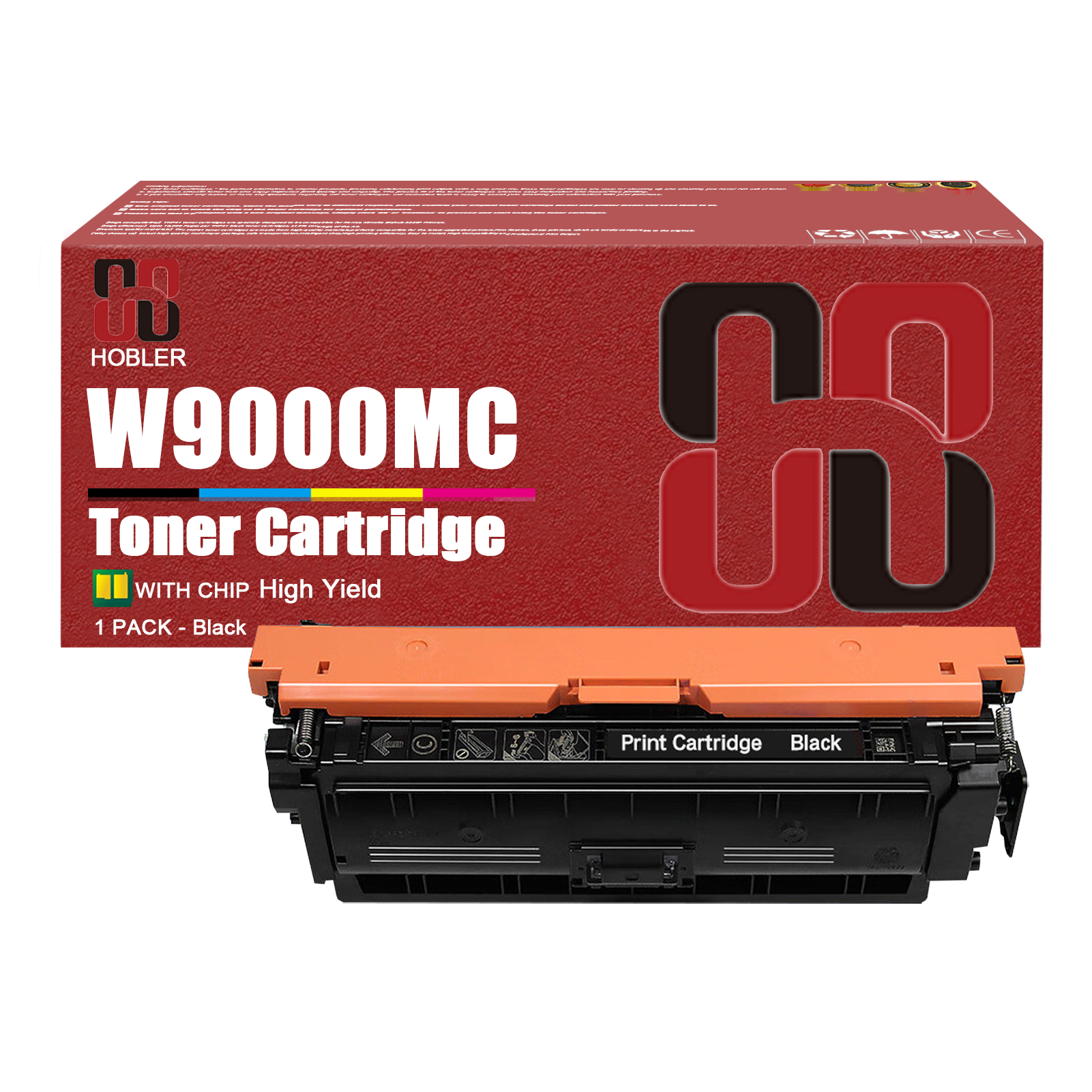 For HP W9000MC W9001MC W9003MC W9002MC Toner Cartridge Work for HP Color LaserJet Managed E65150dn E65160dn E65050dn E65060dn Printers